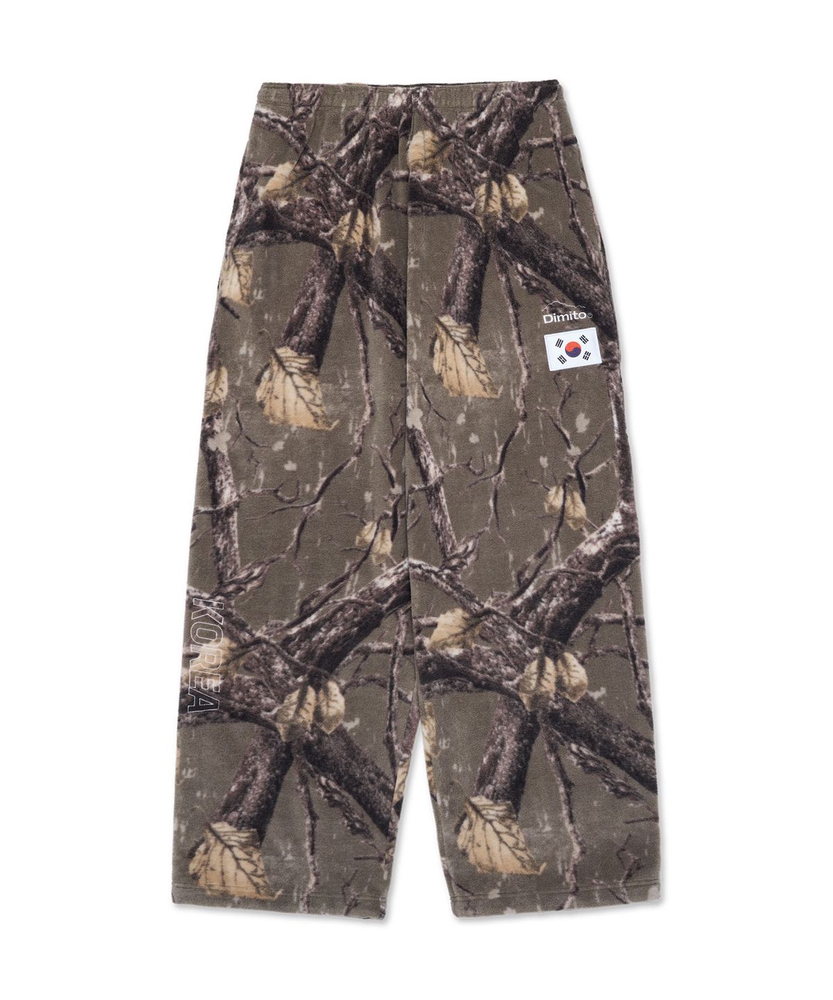 디미토(DIMITO) TEAM KOREA REPLICA 25 FLEECE PANTS REAL TREE