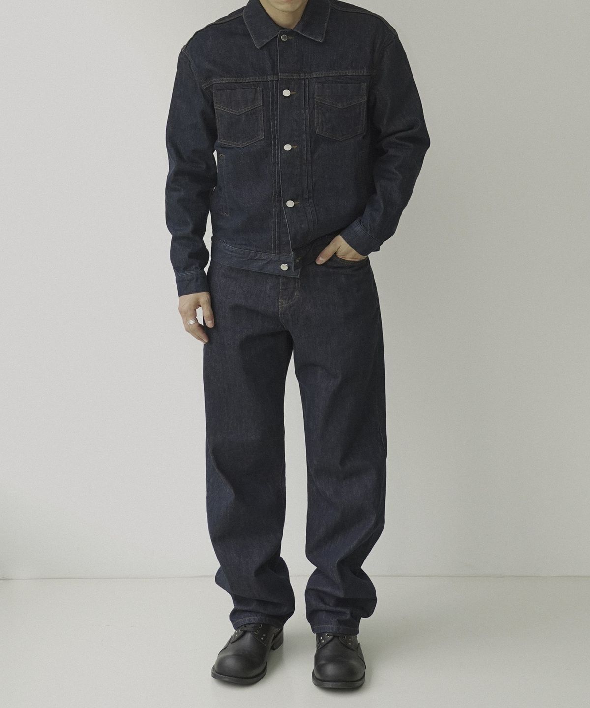시도(SIIIIDO) JONAH PF SILHOUETTE SELVEDGE RAW DENIM #1