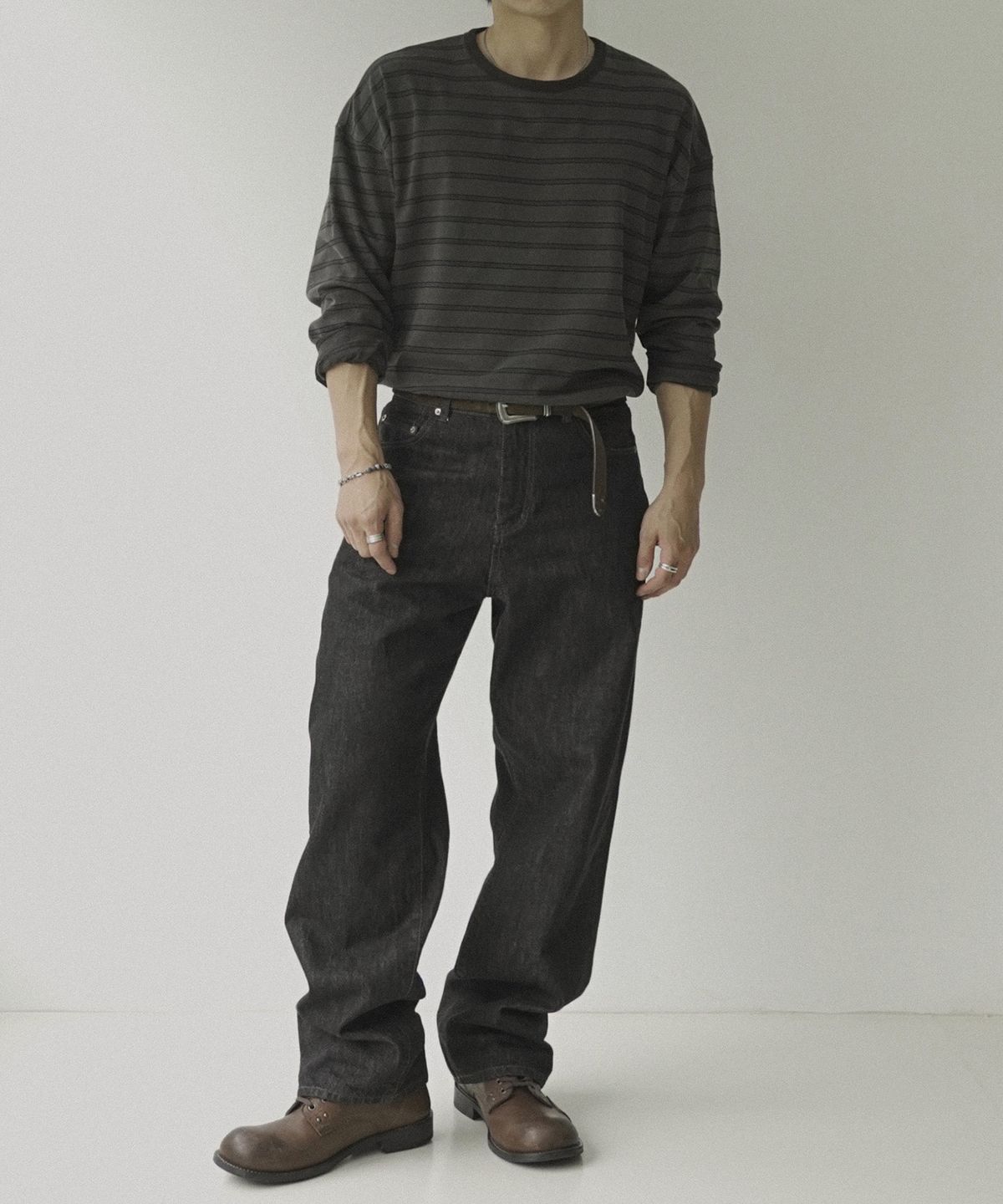 시도(SIIIIDO) JONAH PF SILHOUETTE SELVEDGE RAW DENIM #2