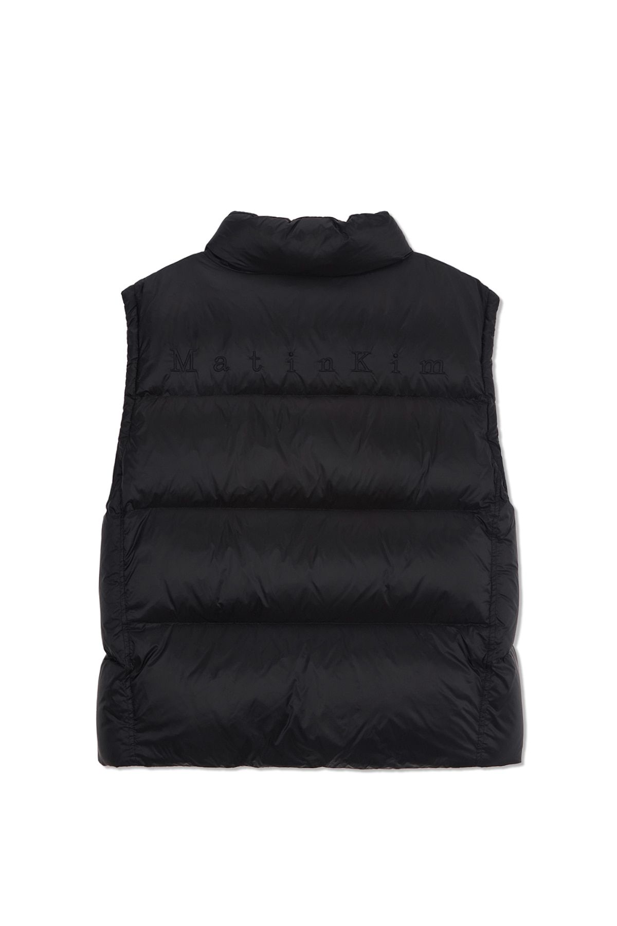 Matin Kim ブラック ダウンベスト MUSINSA公式 | MATIN KIM UNBALANCE QUILTED DOWN VEST FOR MEN IN BLACK