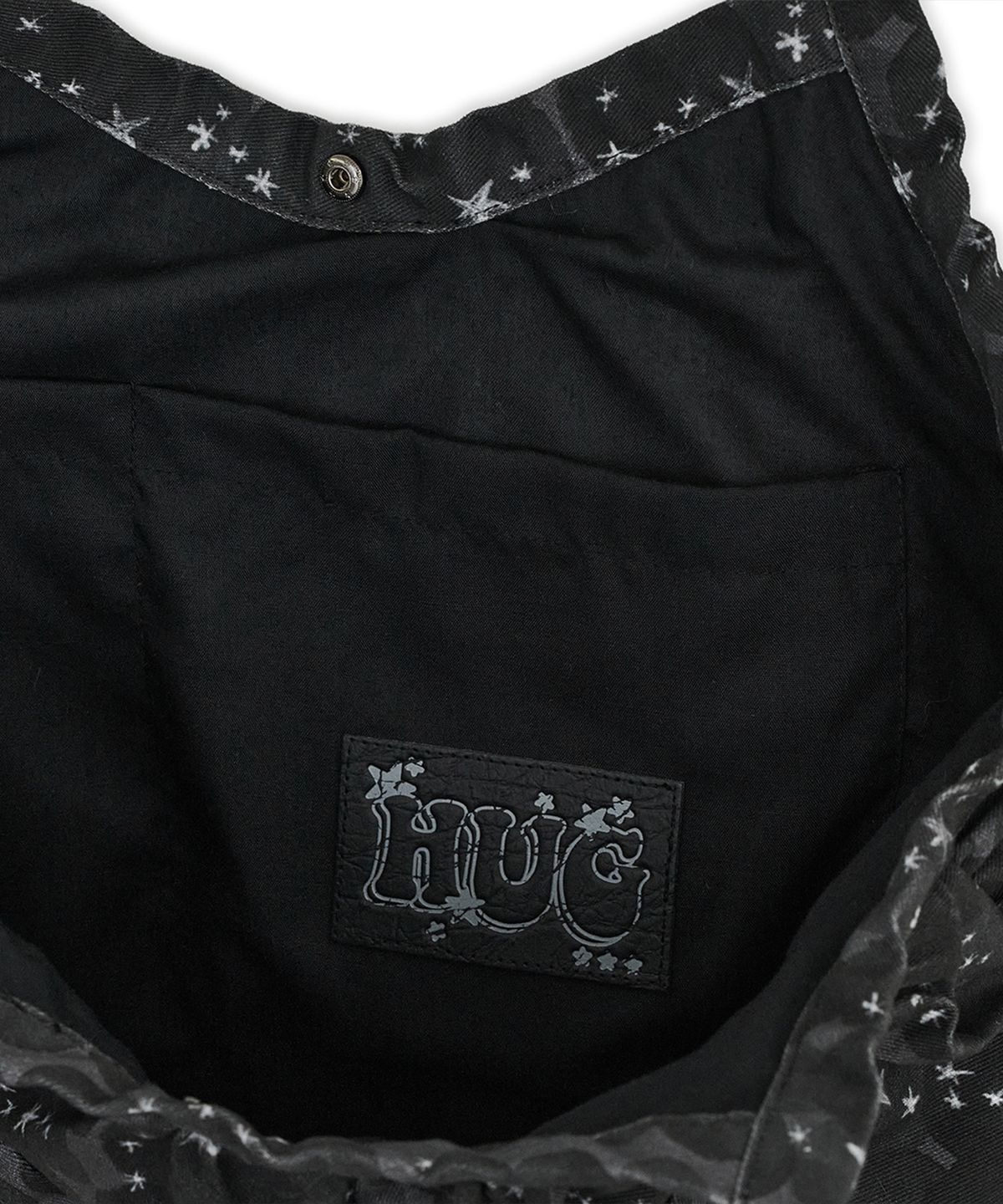 허그유어스킨(HUG YOUR SKIN) 스타 더스트 프린트 크로스백 (블랙)