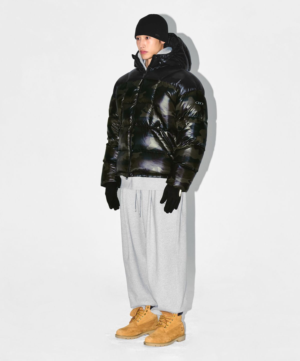 본투윈(BORN TO WIN) SILVER B RIPSTOP PUFFER DOWN [CAMO]