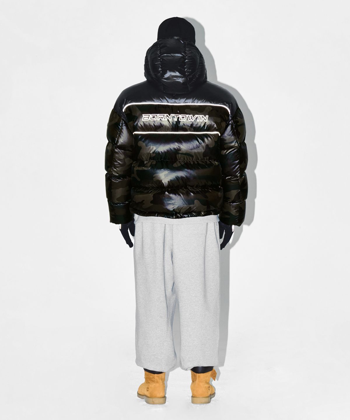 본투윈(BORN TO WIN) SILVER B RIPSTOP PUFFER DOWN [CAMO]