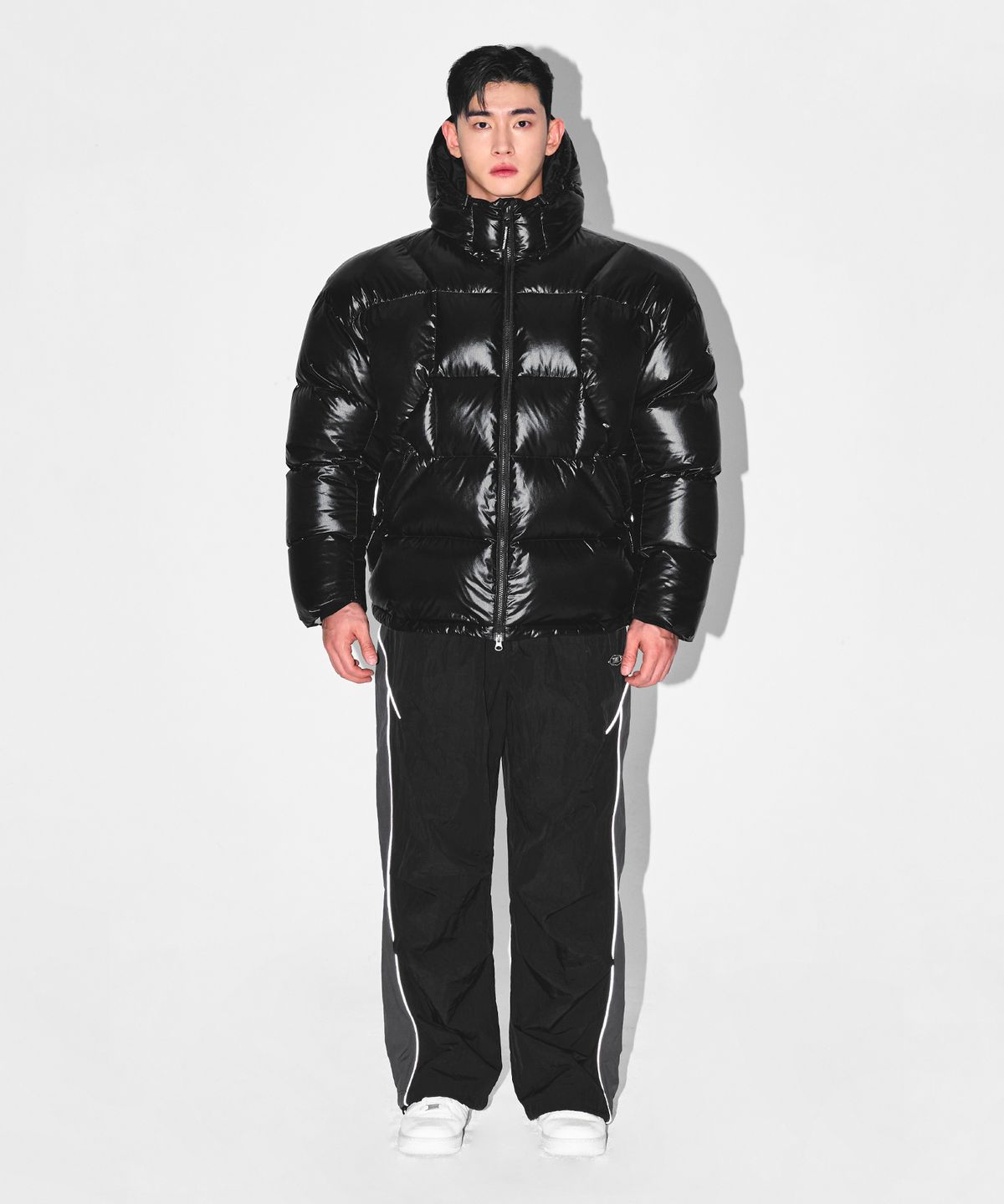 본투윈(BORN TO WIN) SILVER B RIPSTOP PUFFER DOWN [BLACK]