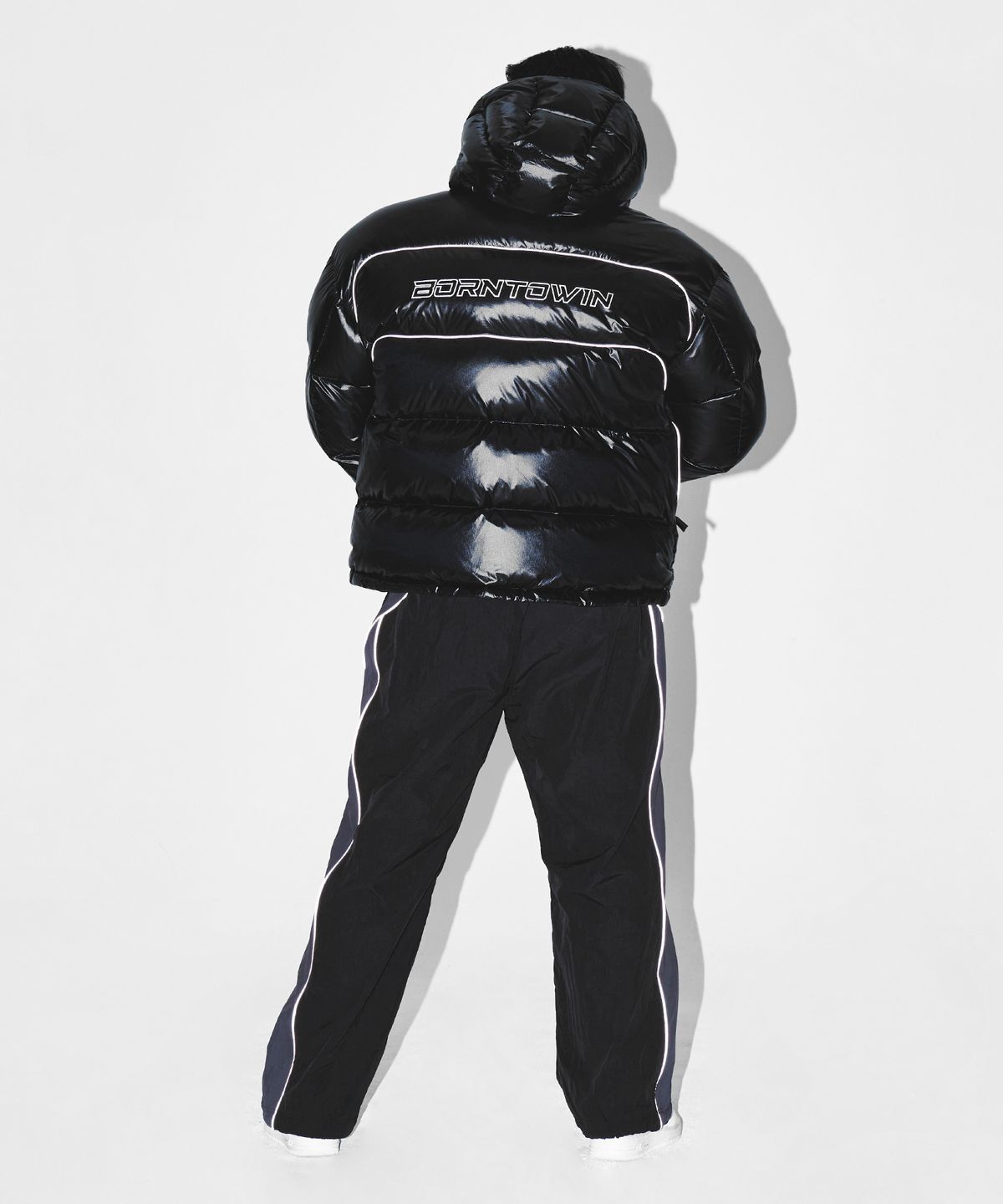 본투윈(BORN TO WIN) SILVER B RIPSTOP PUFFER DOWN [BLACK]