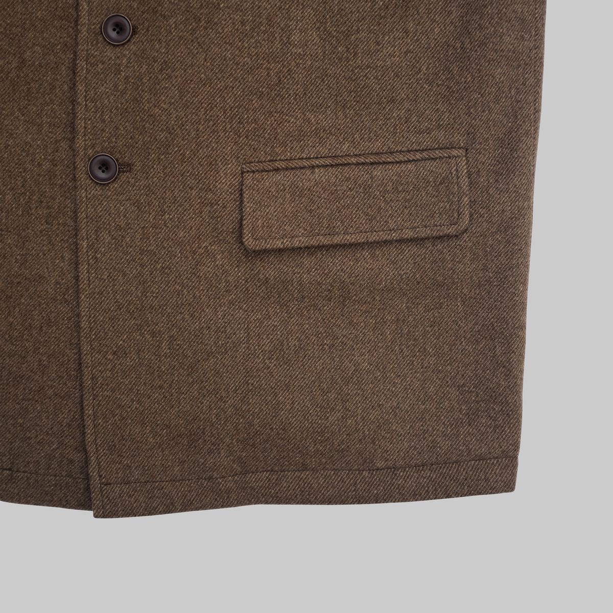 뗄라(TELA) Brown Wool Work Jacket