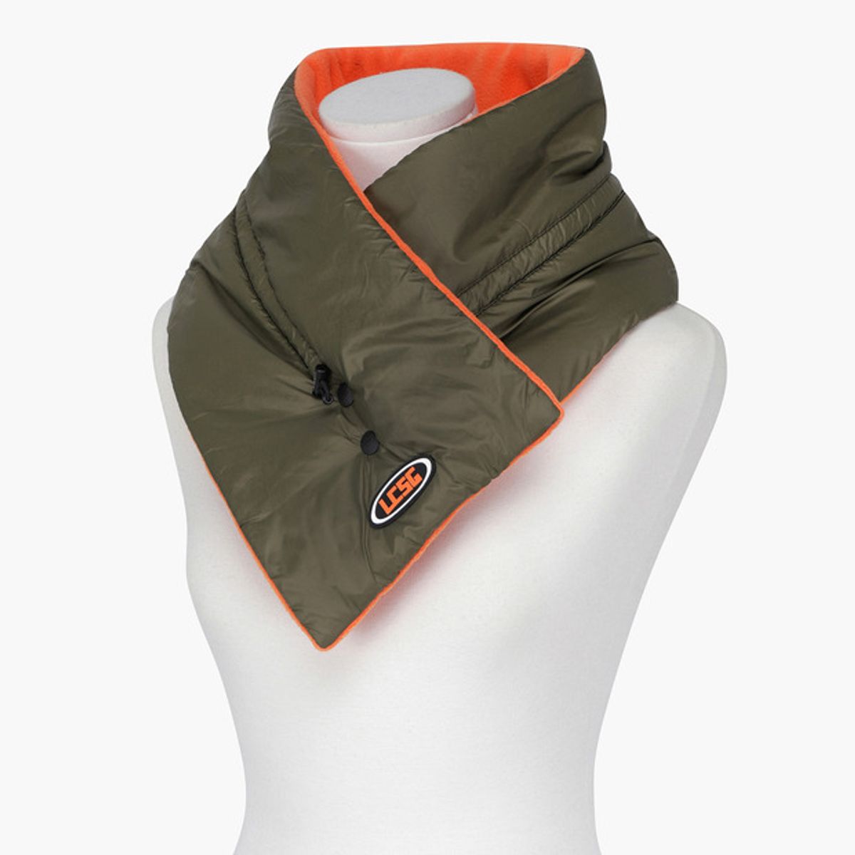 르꼬끄 골프(LECOQ GOLF) 여성 스트링 패딩 넥워머 _KHAK GQ422LSAO3