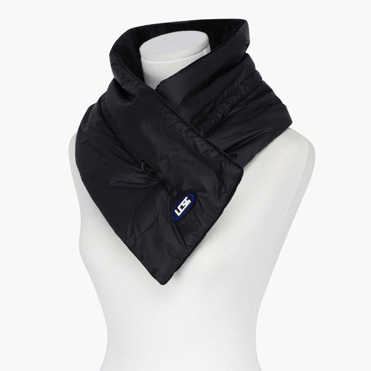 르꼬끄 골프(LECOQ GOLF) 여성 스트링 패딩 넥워머 _BLCK GQ422LSAO3