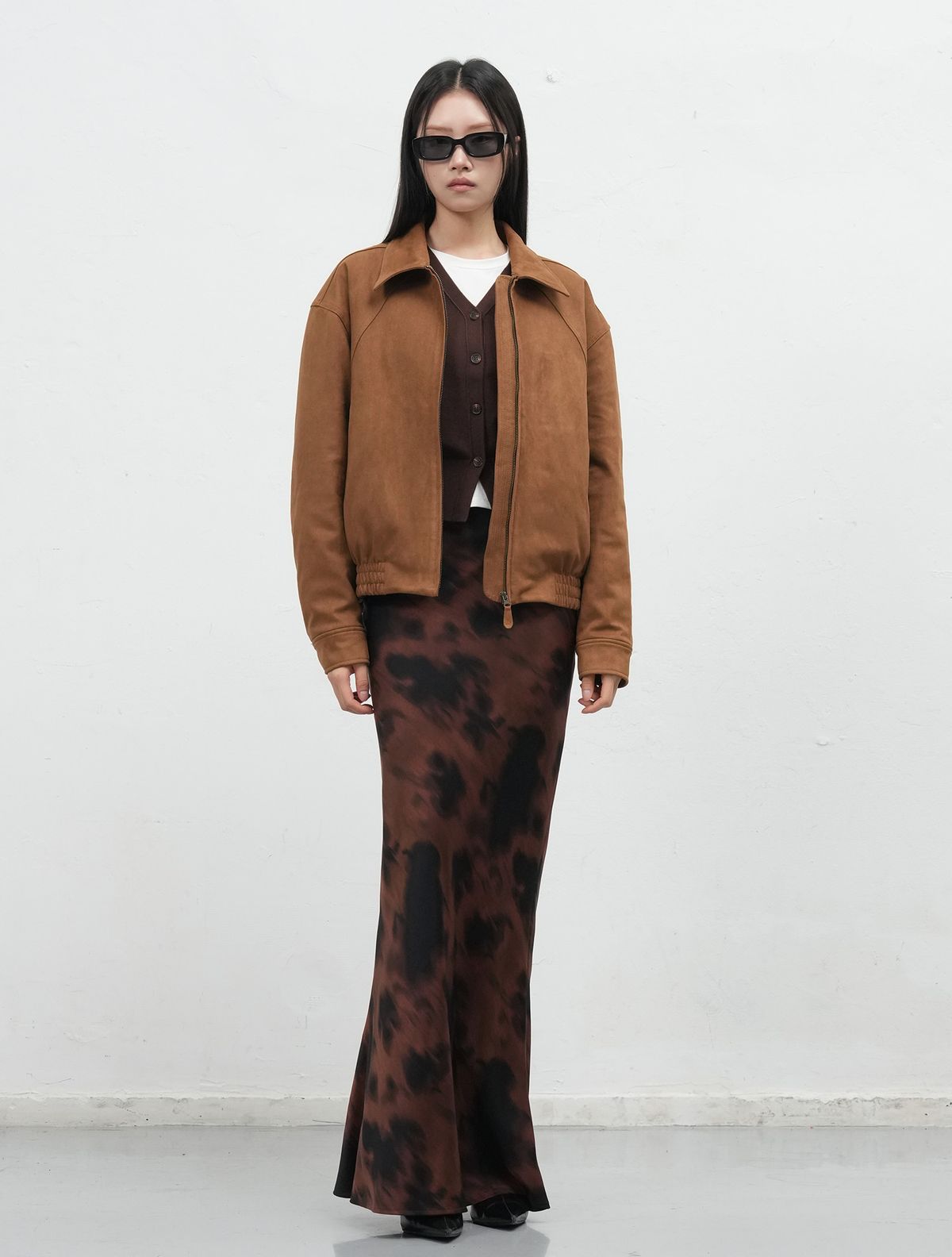 제너럴아이디어(GENERALIDEA) UNISEX 스웨이드 카라 블루종 [CAMEL] / SBE3U07010