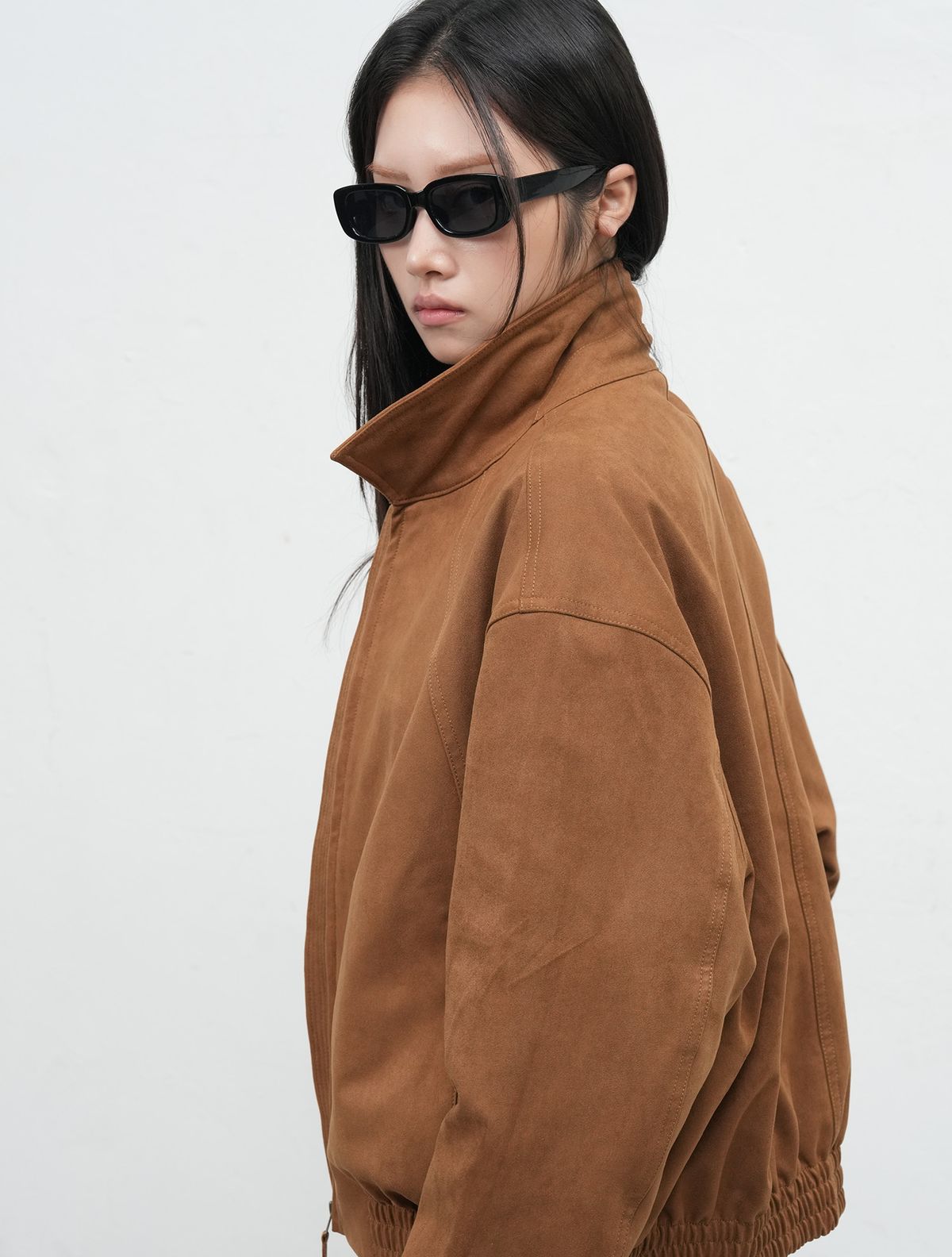 제너럴아이디어(GENERALIDEA) UNISEX 스웨이드 카라 블루종 [CAMEL] / SBE3U07010