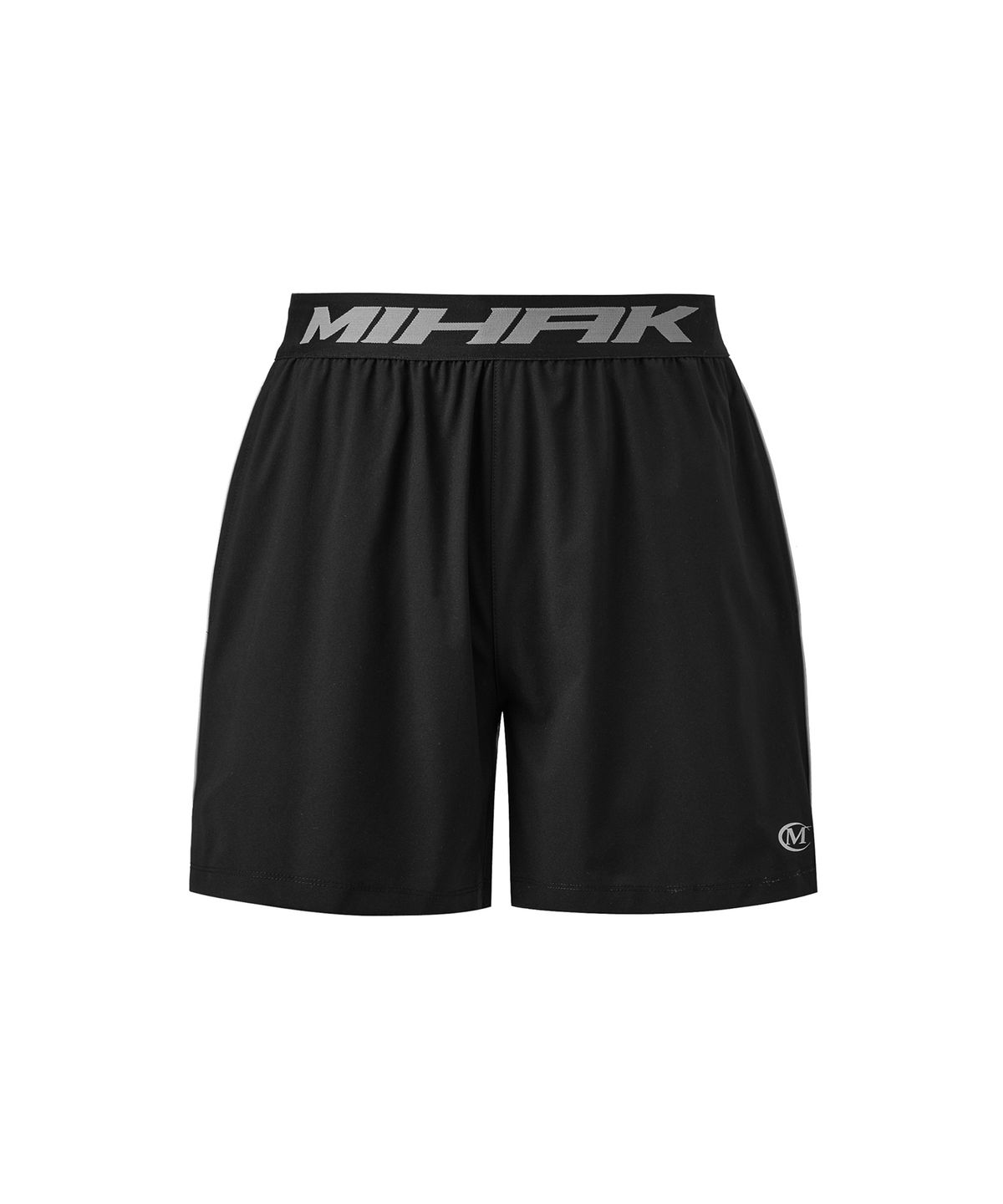 미학(MIHAK) 시그니처 밴드 액티브 하프팬츠 (BLACK)
