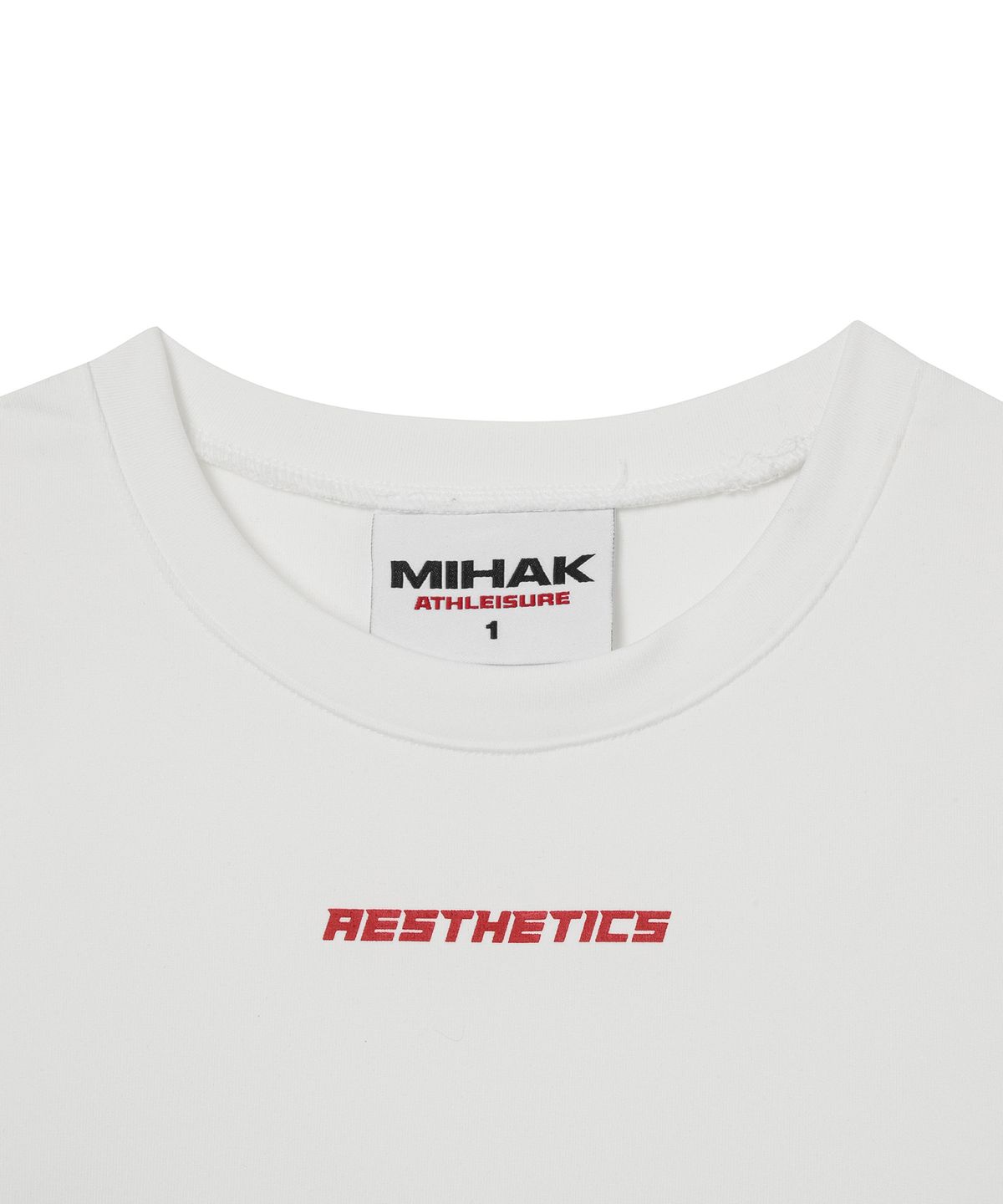 미학(MIHAK) 에스테틱 크롭 롱 슬리브 (WHITE)