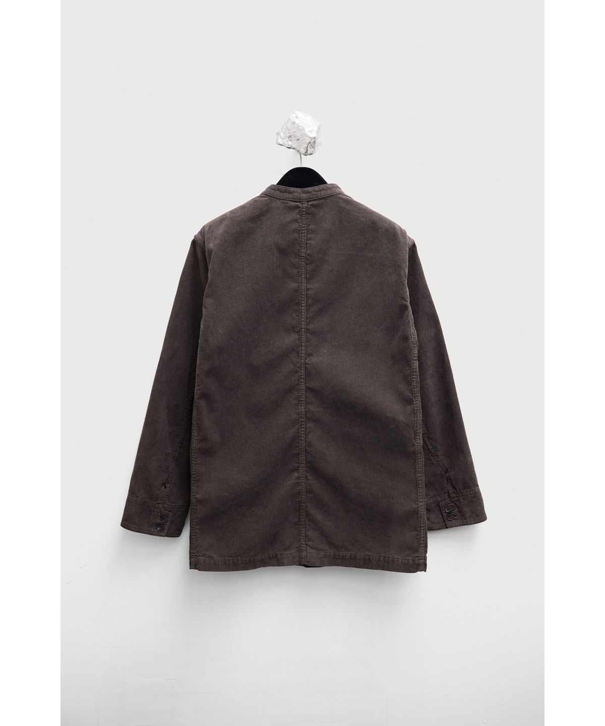 유스(YOUTH) Corduroy Stand Collar Jacket - Dark Brown