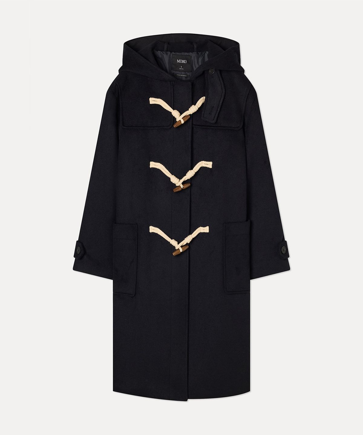 미쏘(MIXXO) 울 블렌디드 더플 롱 코트_MIWJHFV14C