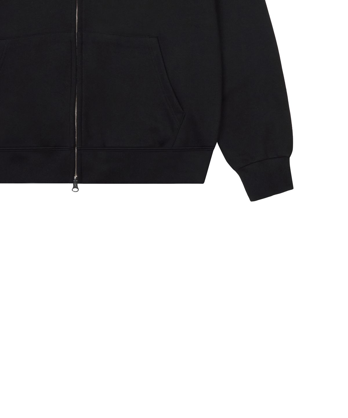러브이즈트루(LUVISTRUE) LUVISTRUE X MEANINGLESS OVERFIT HOOD ZIPUP(BLACK)