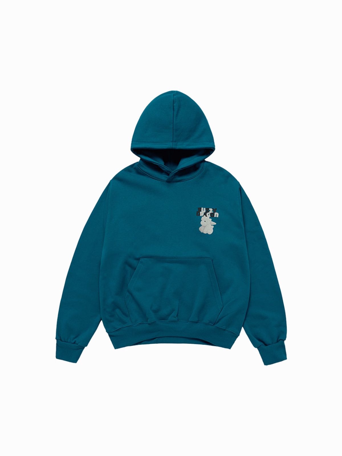 아크메드라비(ACME DE LA VIE) FUZZY FONT DRAGON HOODIE (2COLOR)