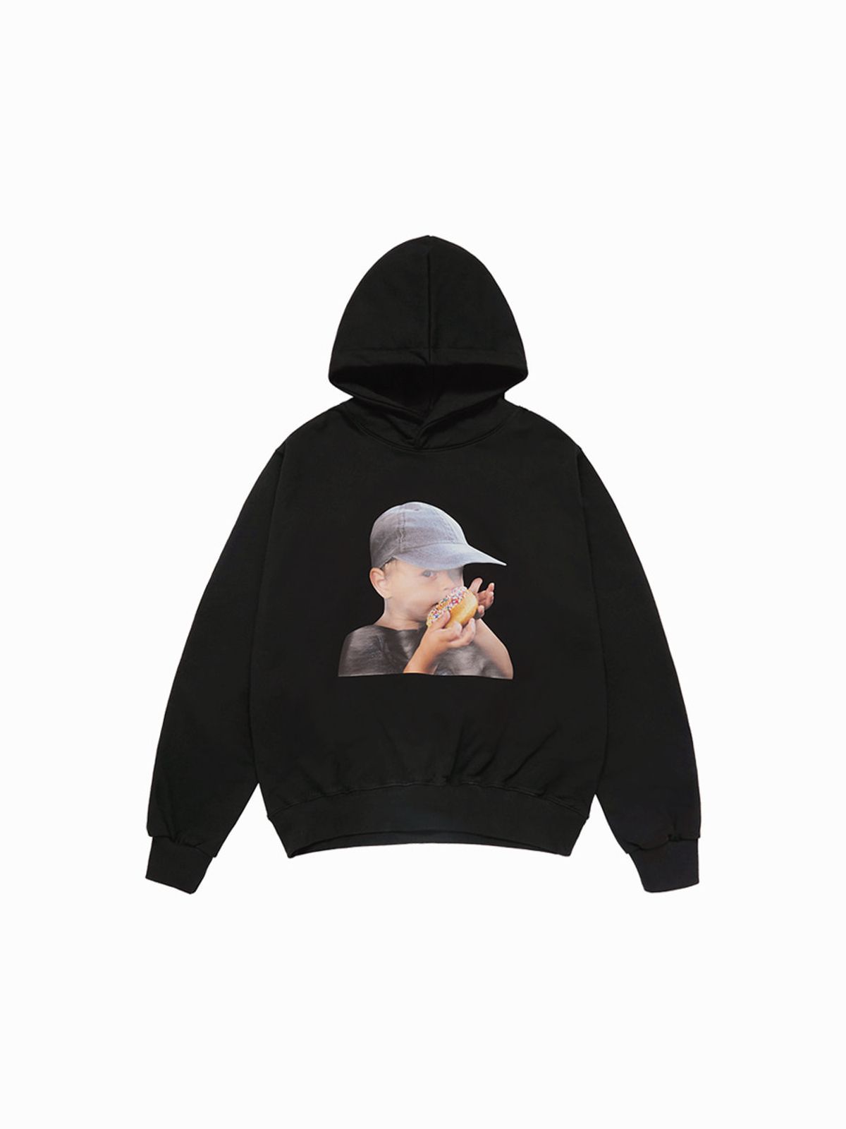 아크메드라비(ACME DE LA VIE) NEW ADLV BABY FACE CAP BOY HOODIE BLACK