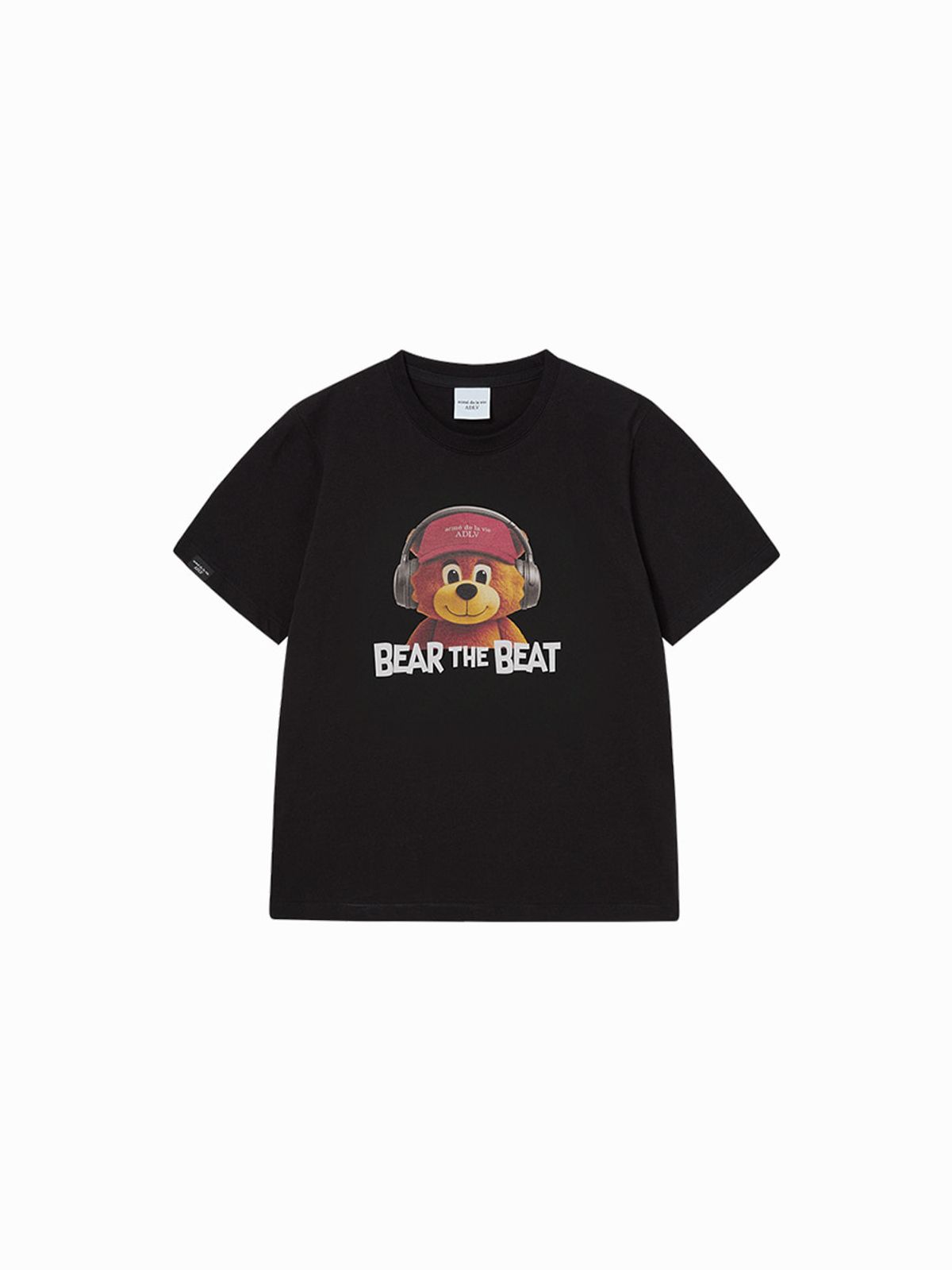 아크메드라비(ACME DE LA VIE) WOMAN HEADPHONE AC BEAR SHORT SLEEVE T-SHIRT (2COLOR)