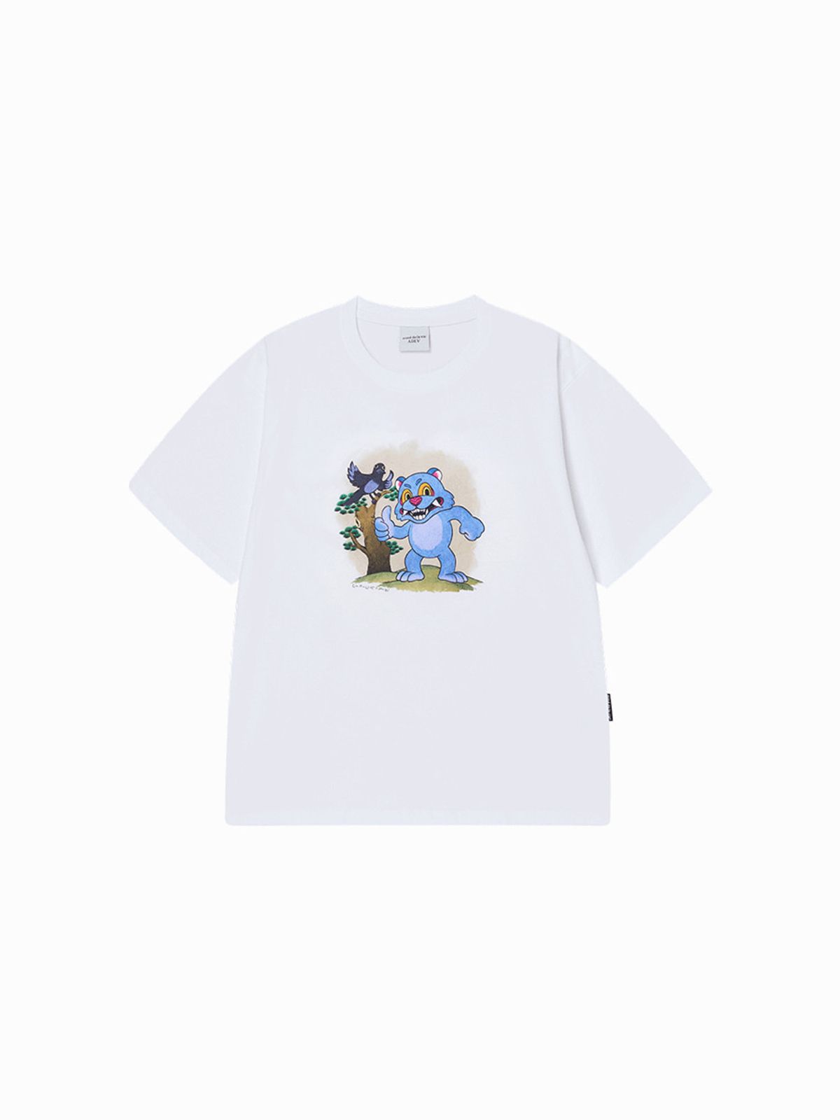 아크메드라비(ACME DE LA VIE) BLUE AC BEAR SHORT SLEEVE T-SHIRT (2COLOR)