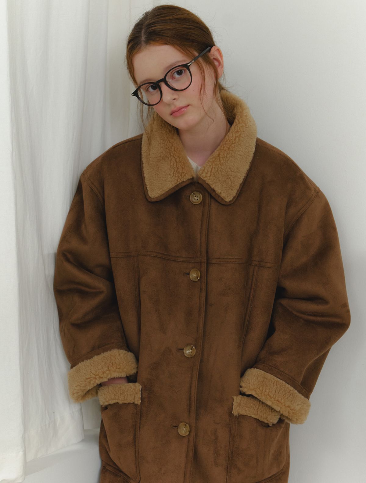 클루니(CLUNY) Alpine Suede Half Mustang - brown