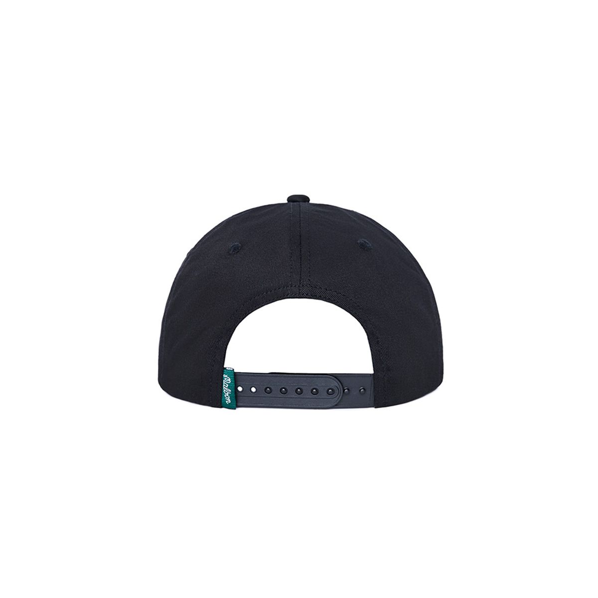 말본 골프(MALBON GOLF) [SANTA CRUZ] 와펜 포인트 스냅백 BLACK