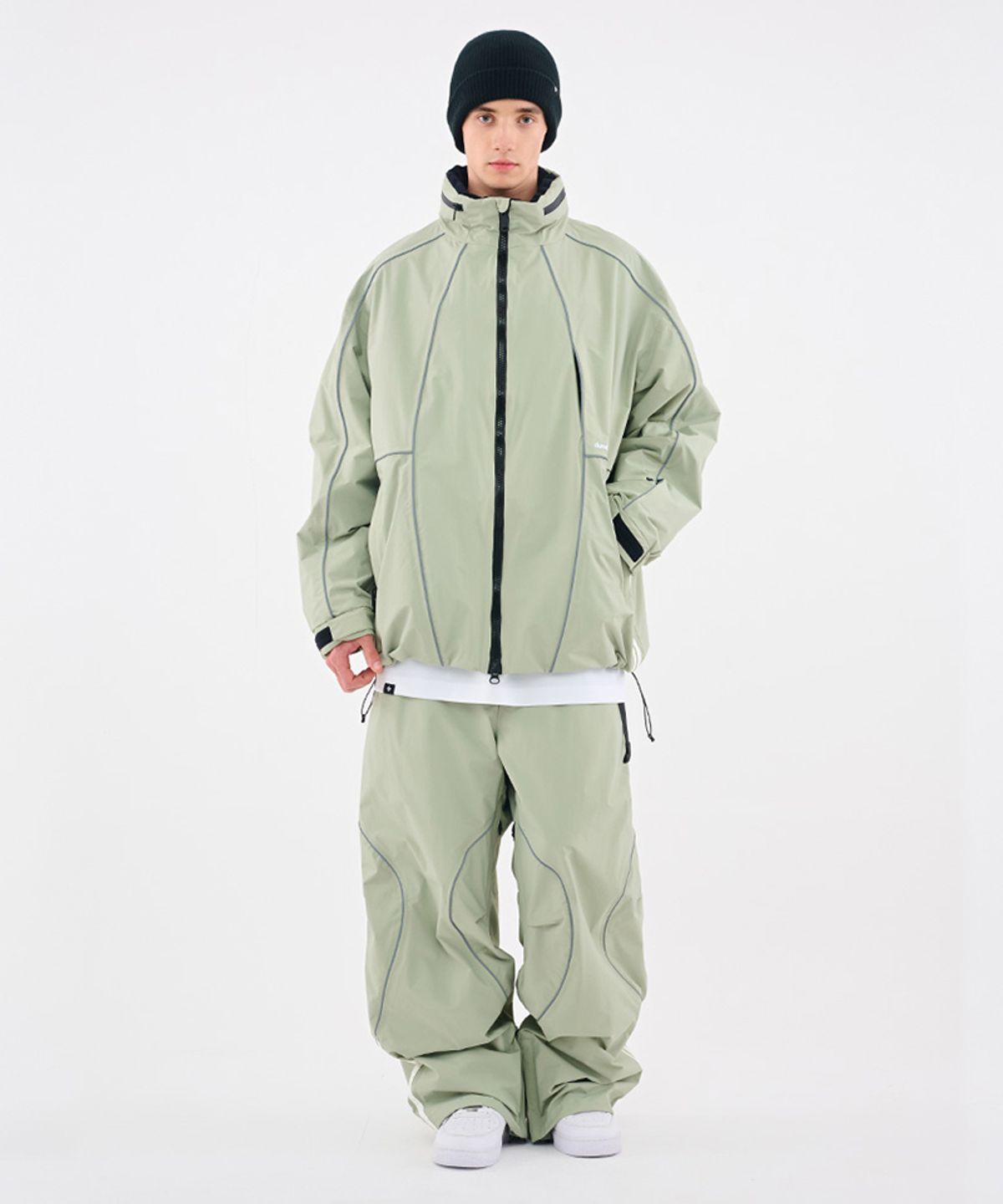 돌아우터웨어(DOLL OUTERWEAR) [DOLL X DUMDIDUM] 2526 랠리 자켓&팬츠 세트 L.KHAKI 남녀공용