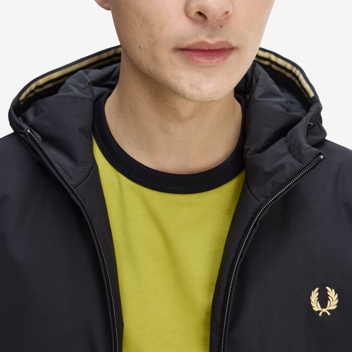 프레드페리(FRED PERRY) [Sport] 후디드 브렌댐 재킷 - 블랙 AFPM253J304-102