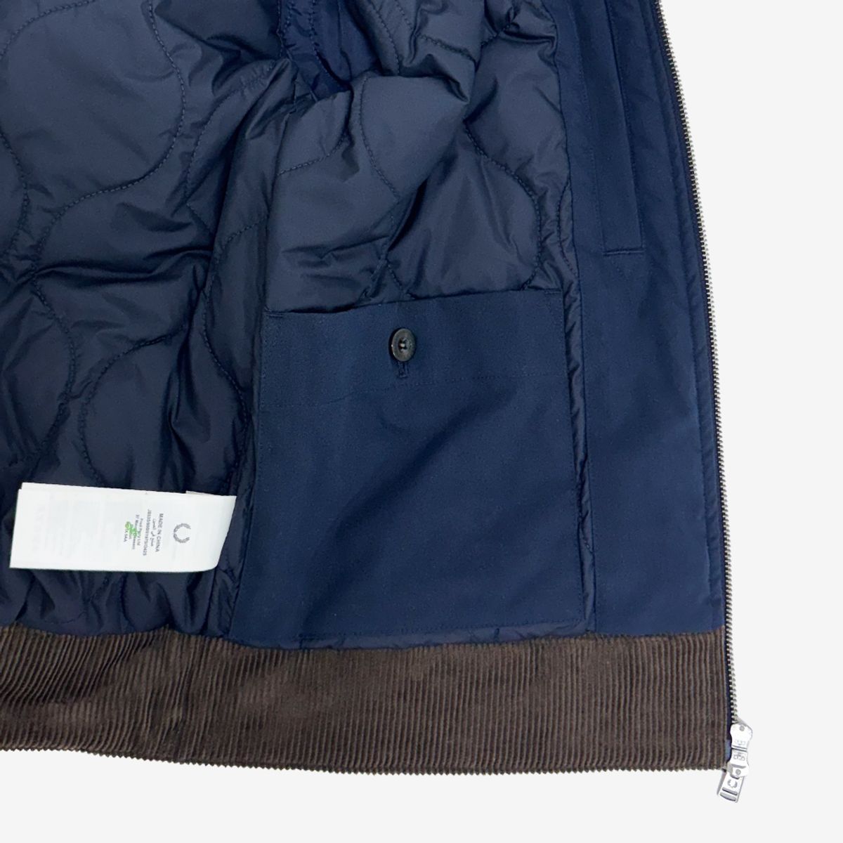 프레드페리(FRED PERRY) [Sharp] 투웨이 카반 재킷 - 네이비 AFPM2538535-608