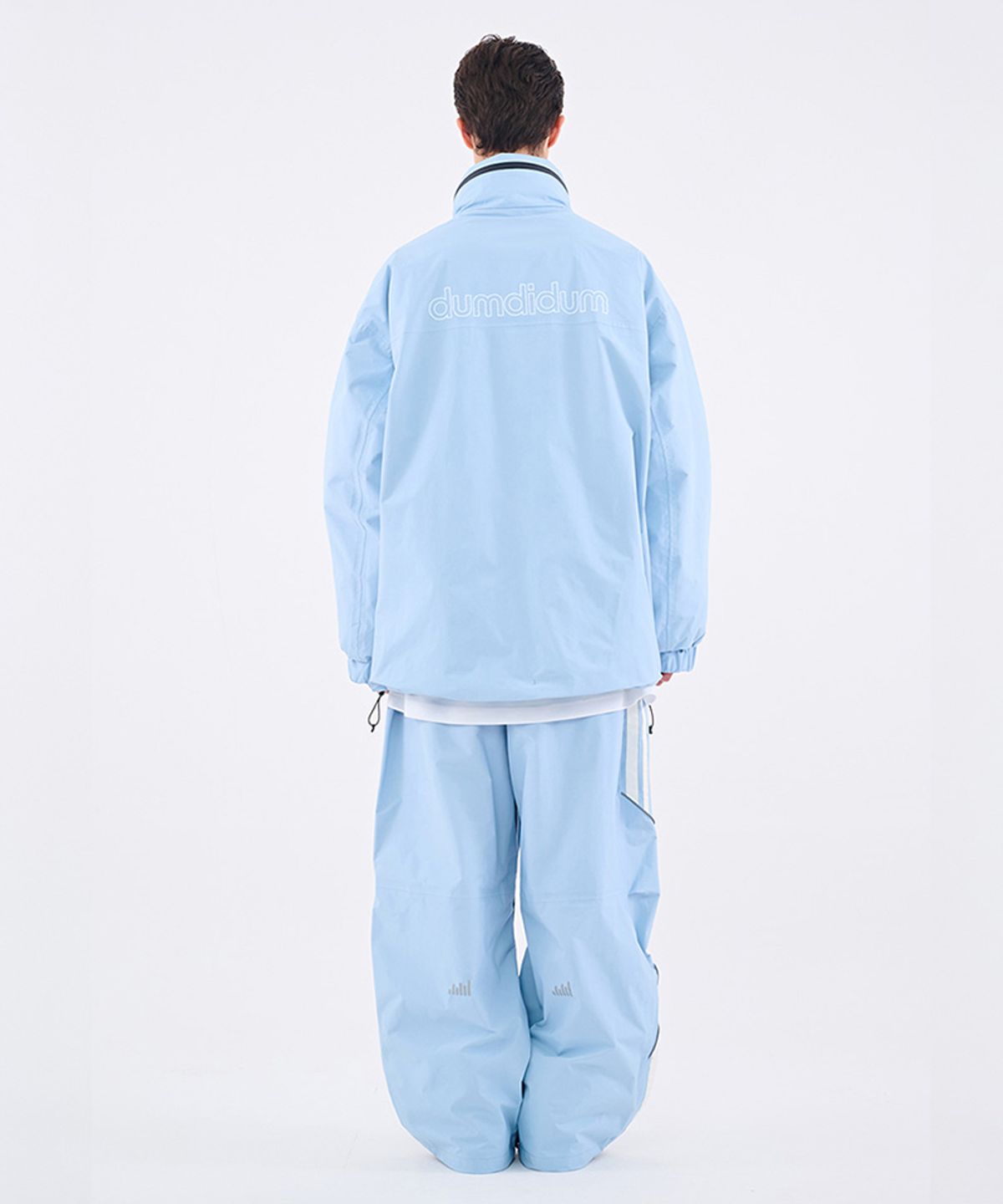 돌아우터웨어(DOLL OUTERWEAR) [DOLL X DUMDIDUM] 2526 랠리 자켓&팬츠 세트 SKY BLUE 남녀공용