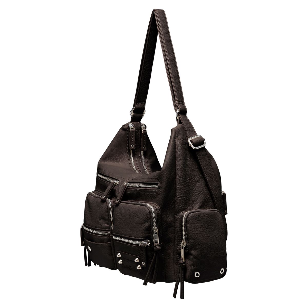 블랙 퍼플(BLACK PURPLE) 레토 멀티 카고 백 Leto Multi Cargo Bag _Brown
