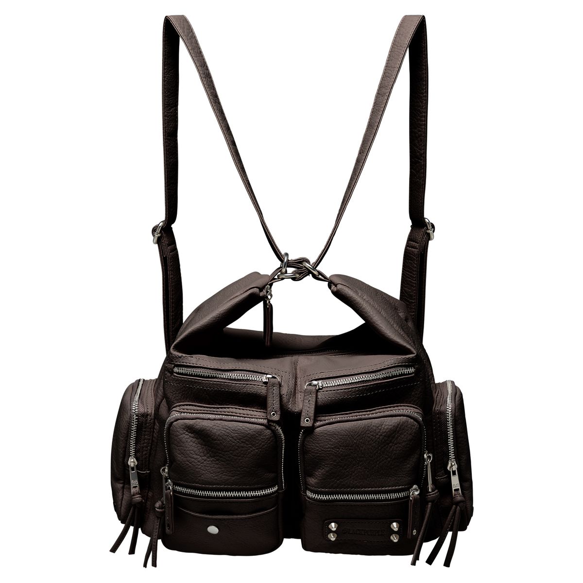 블랙 퍼플(BLACK PURPLE) 레토 멀티 카고 백 Leto Multi Cargo Bag _Brown