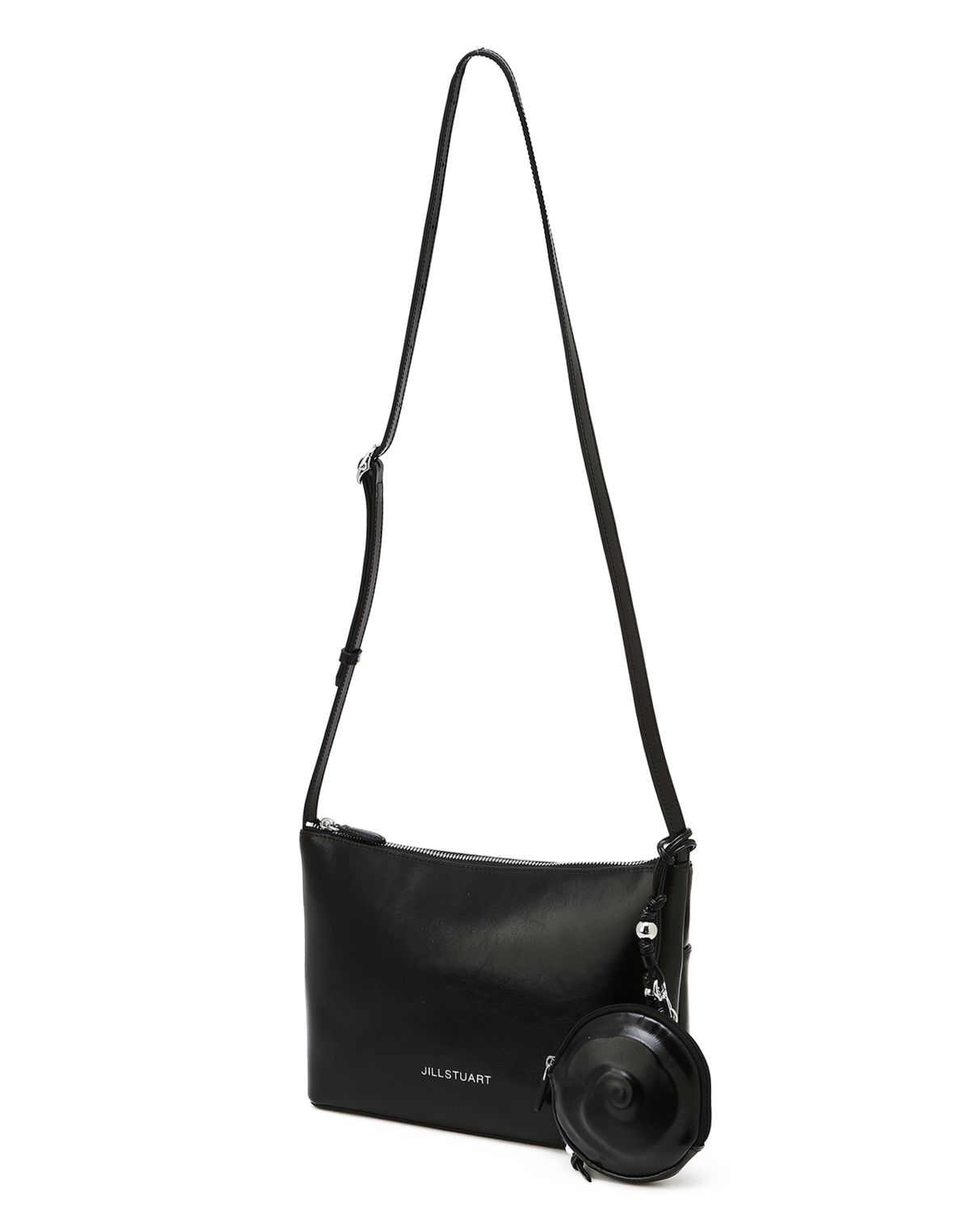 질스튜어트액세서리(JILLSTUART ACC) [STEM][파우치포함] 스템 플라워 참장식 가죽 숄더 겸 크로스 M  2color