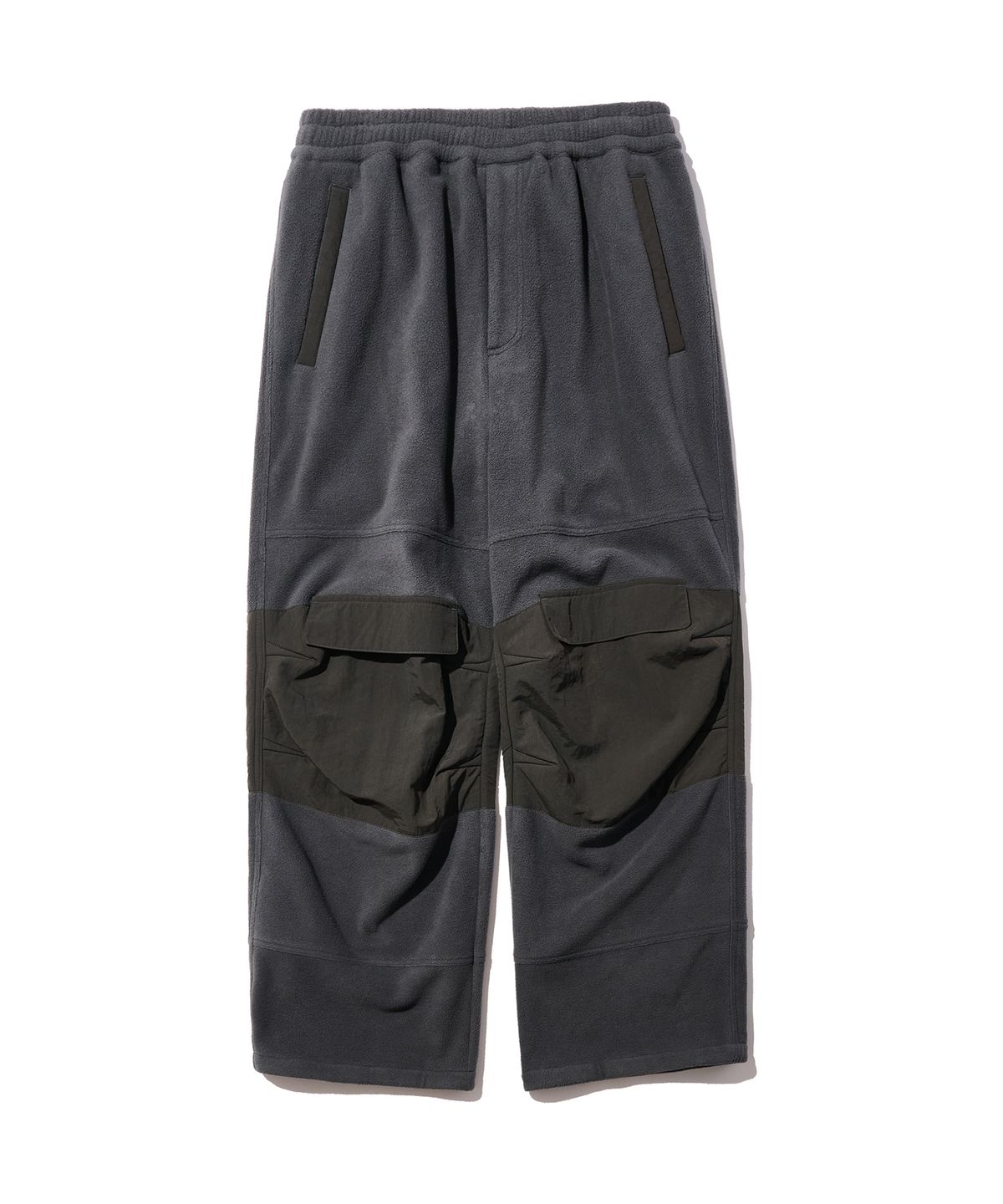 논타입(NONTYPE) FLEECE PANELED FIREMAN PANTS (CHARCOAL)