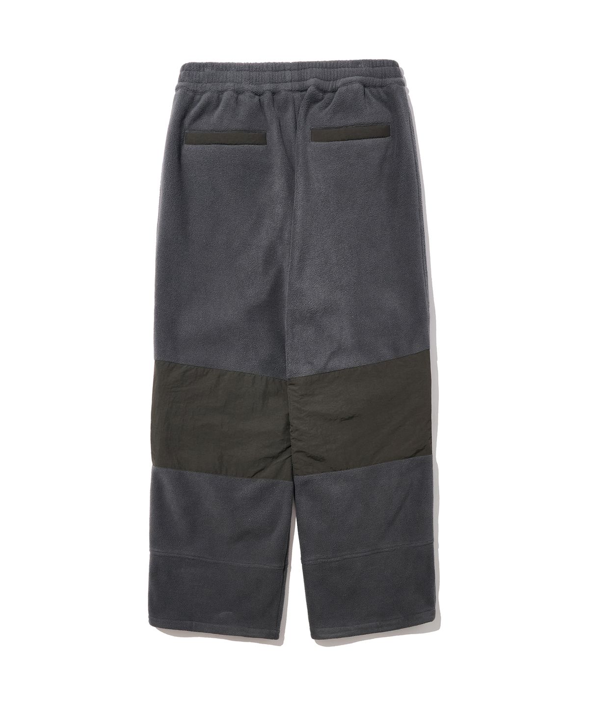 논타입(NONTYPE) FLEECE PANELED FIREMAN PANTS (CHARCOAL)