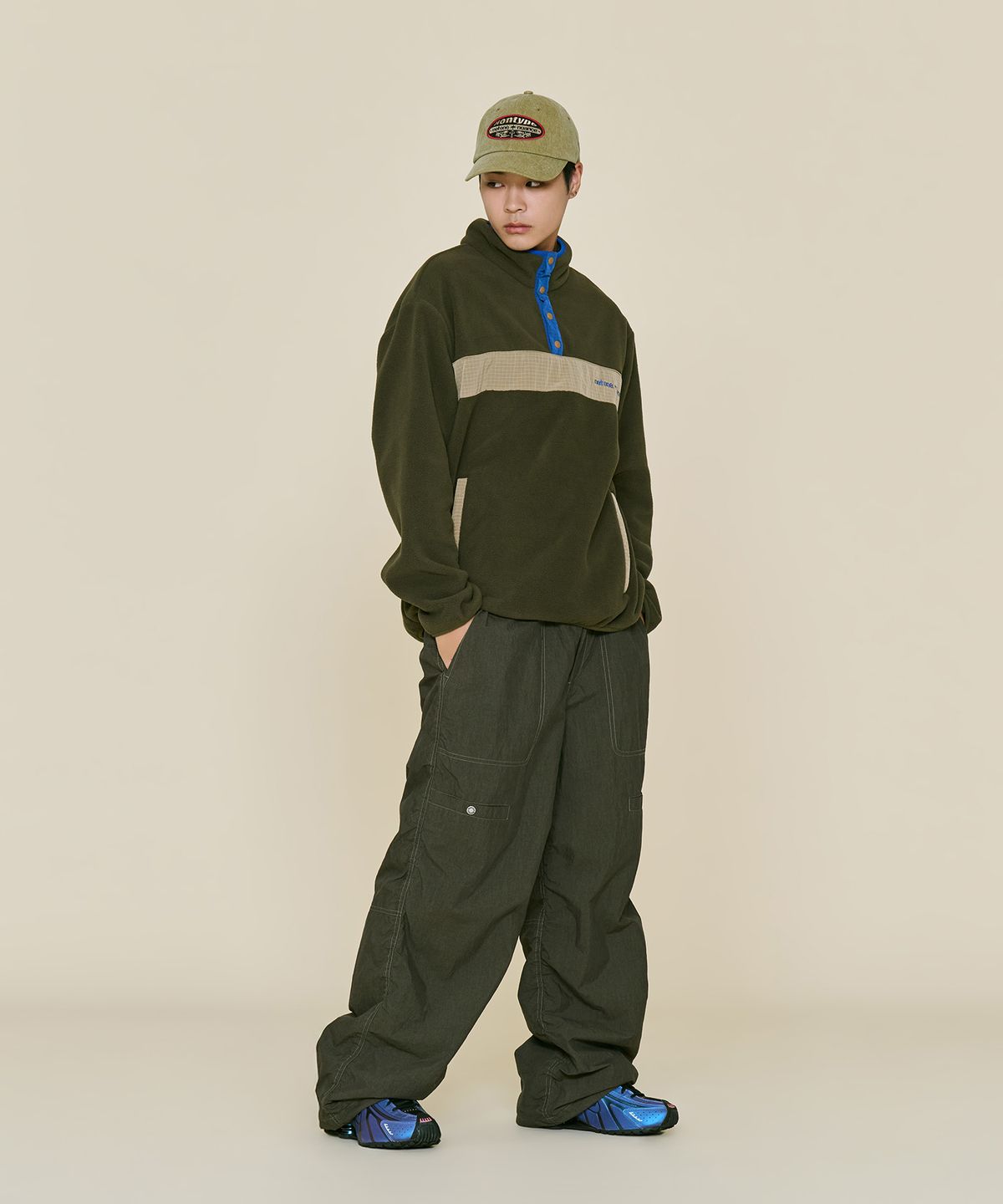 논타입(NONTYPE) MIL PADDED PARKA PANTS (CHARCOAL)