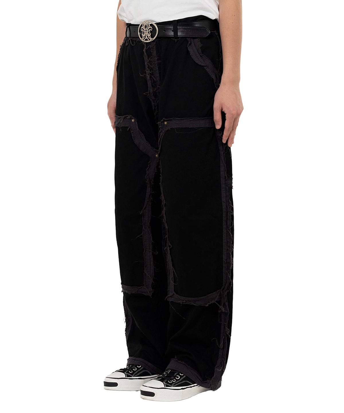 카미야(KAMIYA) blackmeans × KAMIYA Deconstructed Painter Pants - BLACK