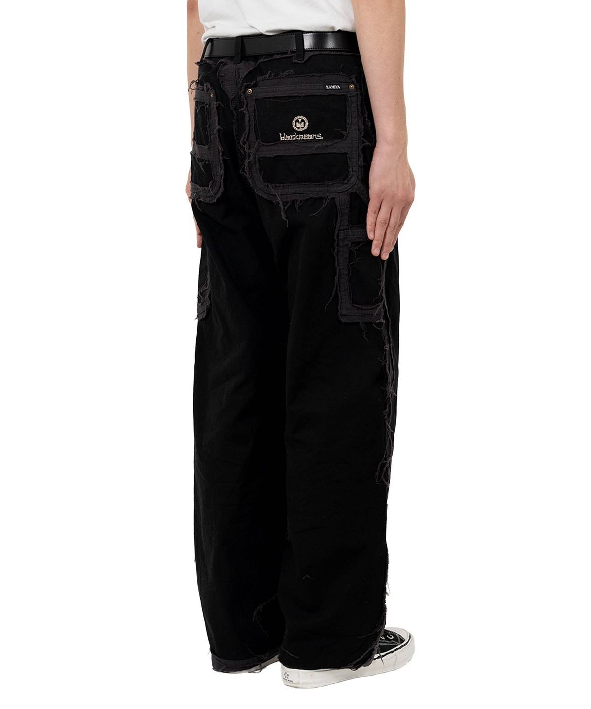 카미야(KAMIYA) blackmeans × KAMIYA Deconstructed Painter Pants - BLACK