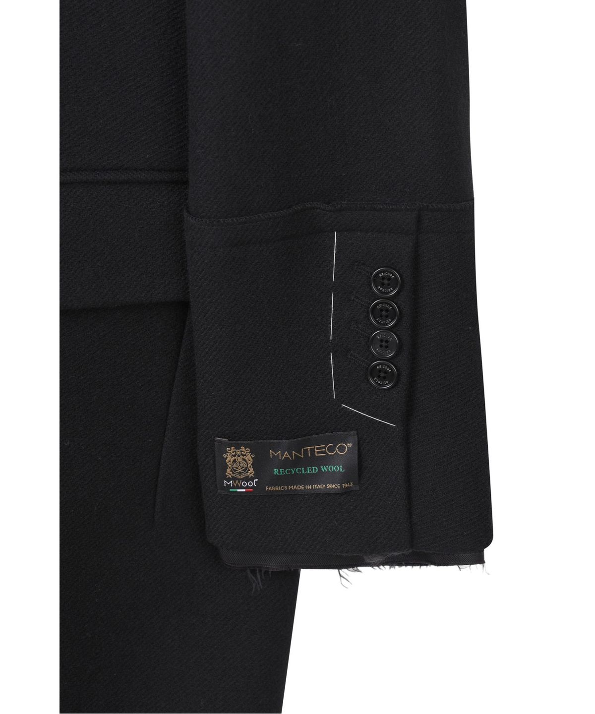 래코드(RECODE) Single Breasted Long Coat RKCAA25616BKX