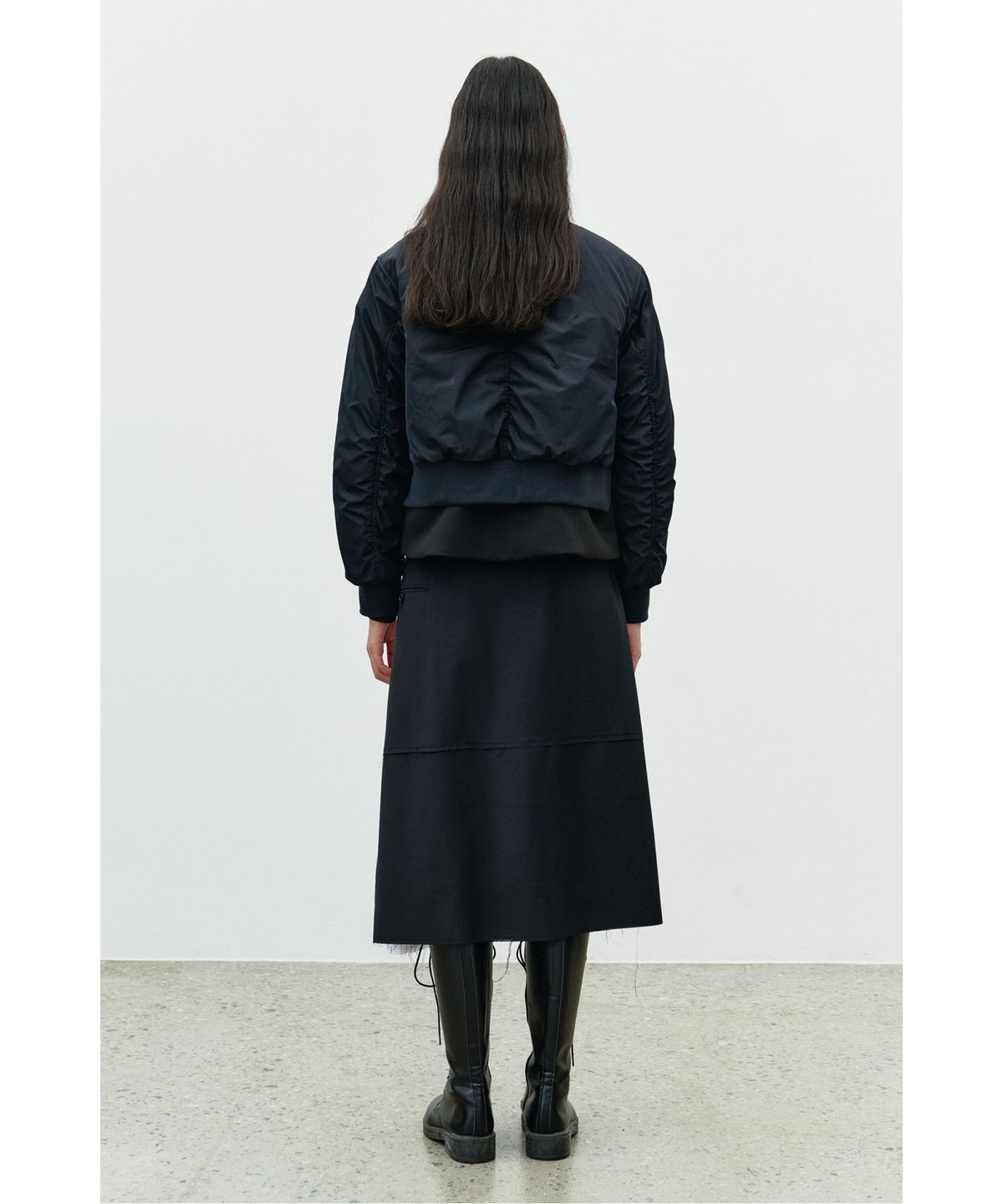 래코드(RECODE) MA1 Layered Quilted Outer RQUAW25510BKX