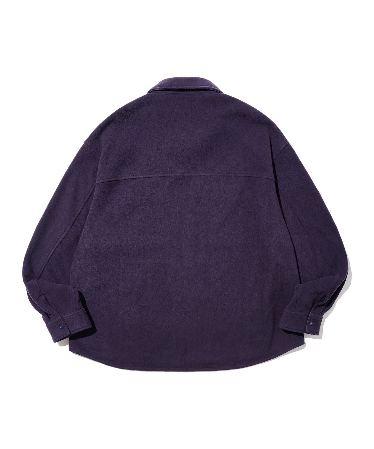 논타입(NONTYPE) FLEECE WORK SHIRTS (DEEP PURPLE)
