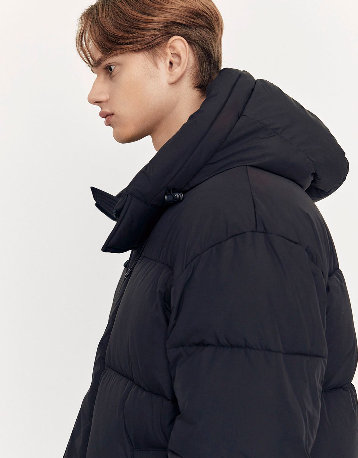 지오다노(GIORDANO) [S-XXL] 롱패딩 푸퍼 075927 [black]