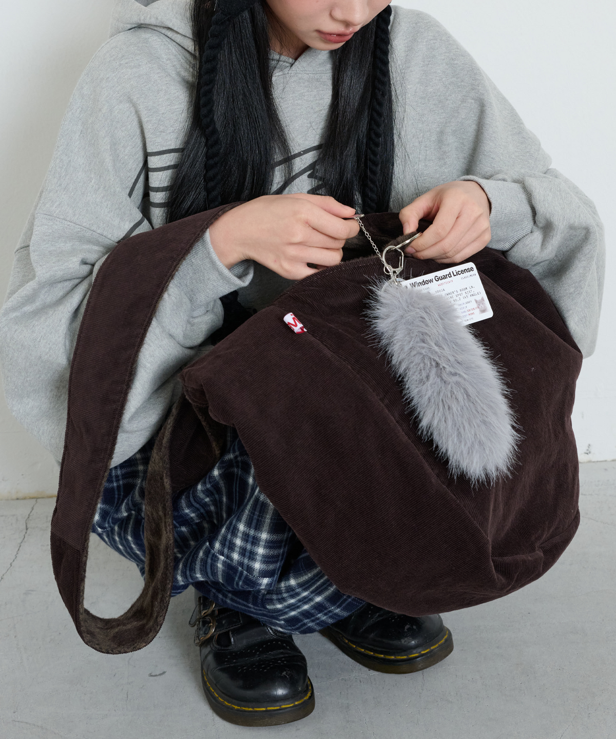 잇자바이브(ITZAVIBE) REVERSIBLE LEOPARD BAG