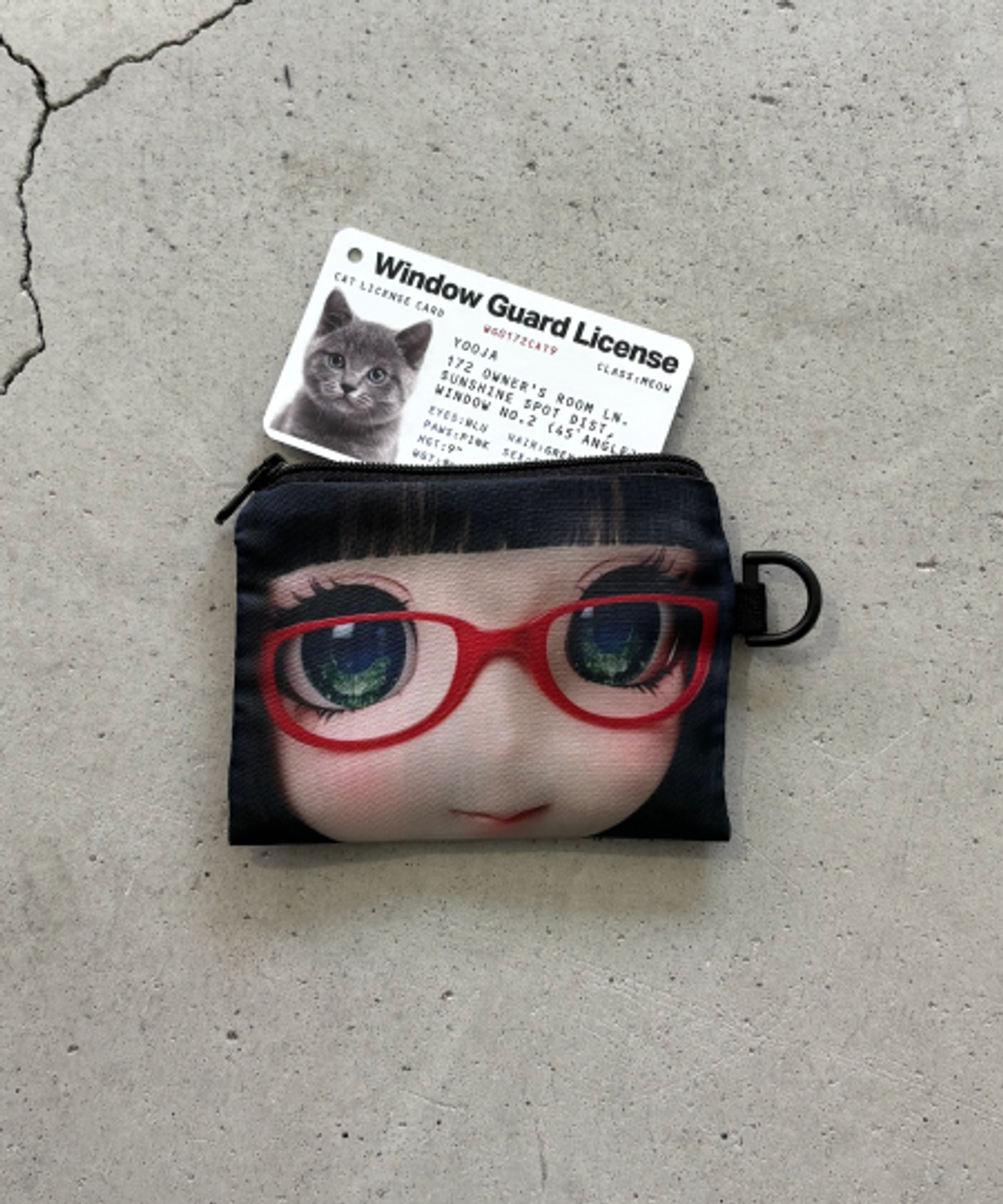 잇자바이브(ITZAVIBE) CAT GIRL CARD WALLET