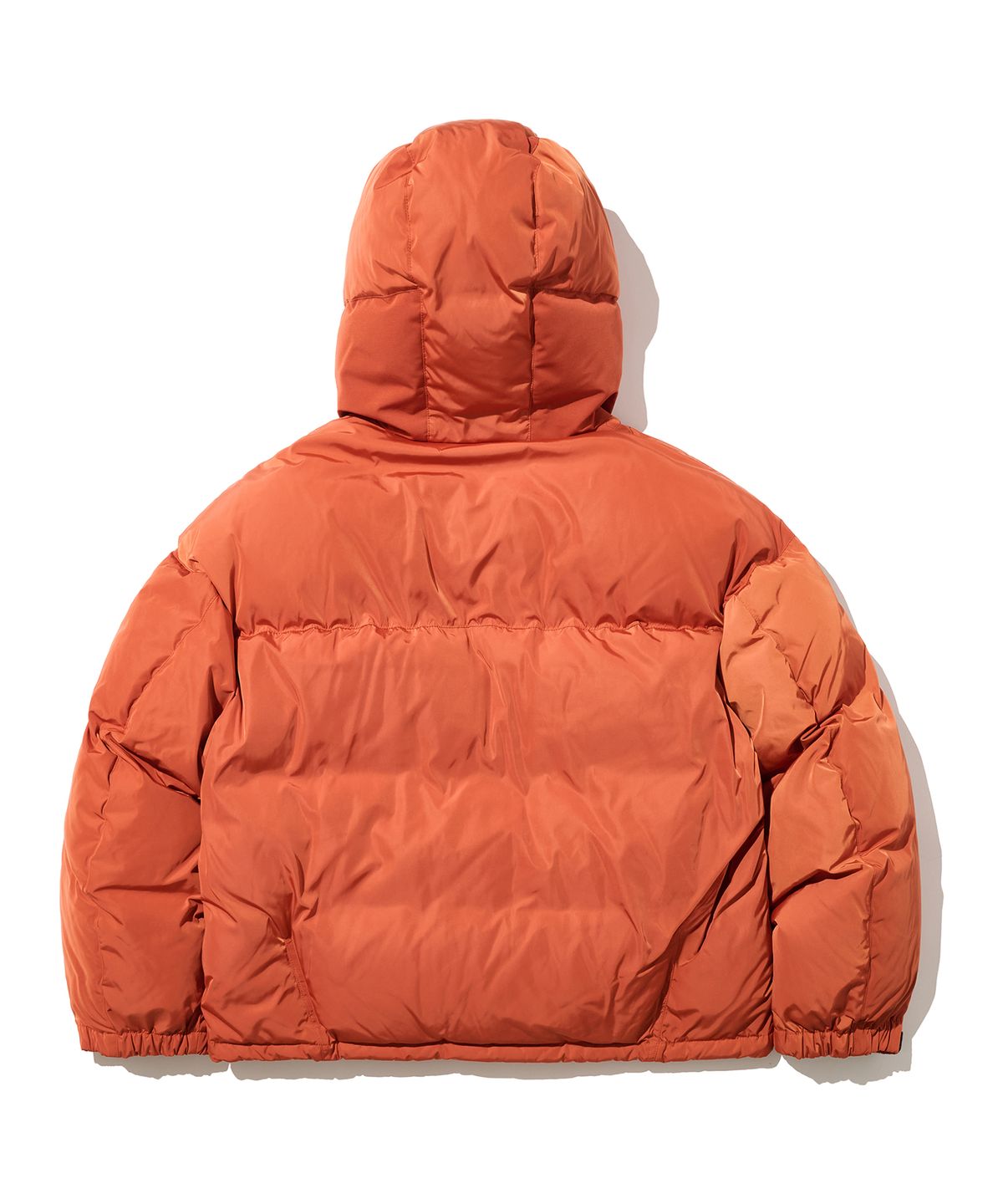 논타입(NONTYPE) HOOD LAYERED DOWN PARKA (ORANGE)