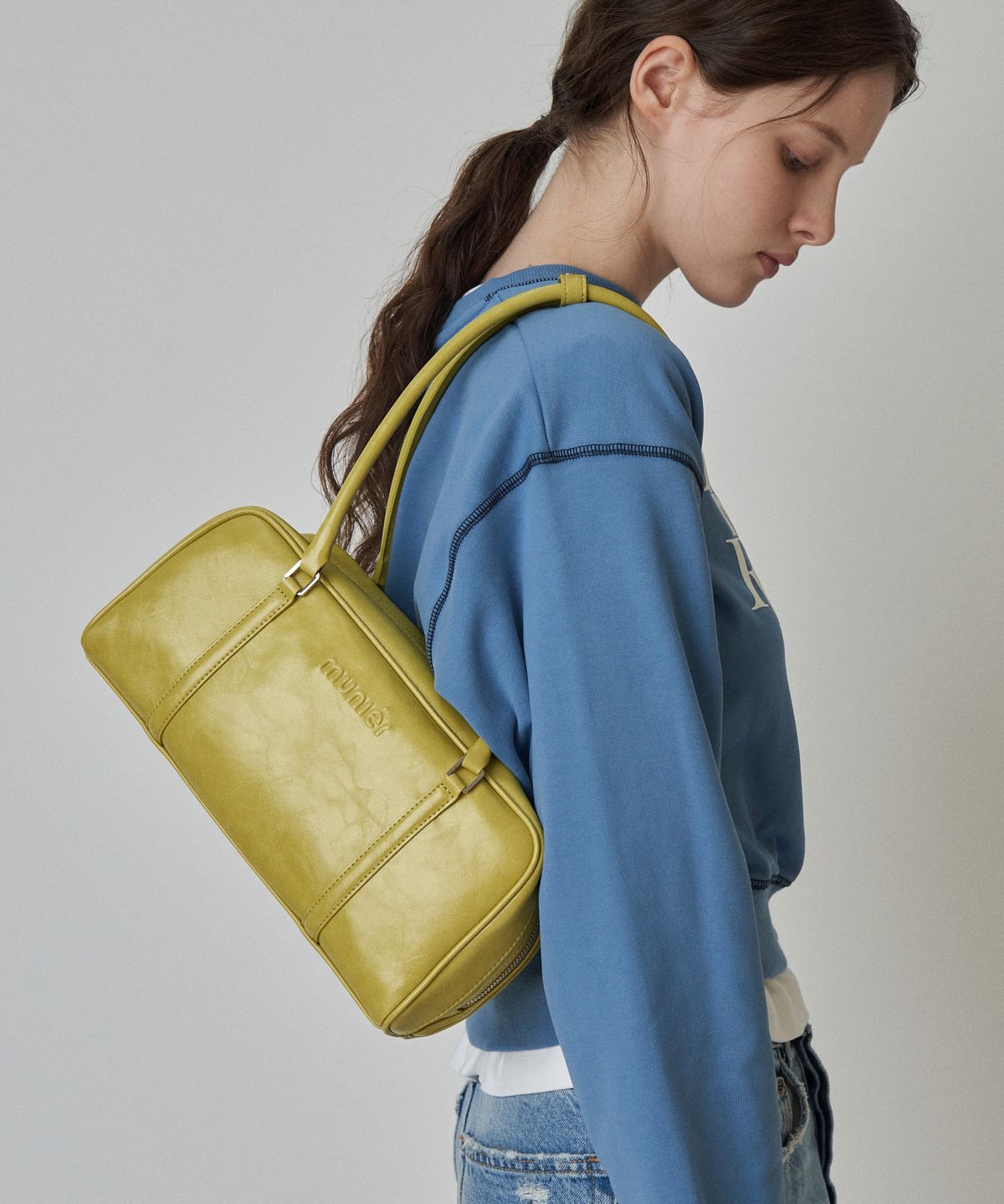 뮤니에(MUNIER) LAYER SHOULDER BAG_4COLORS