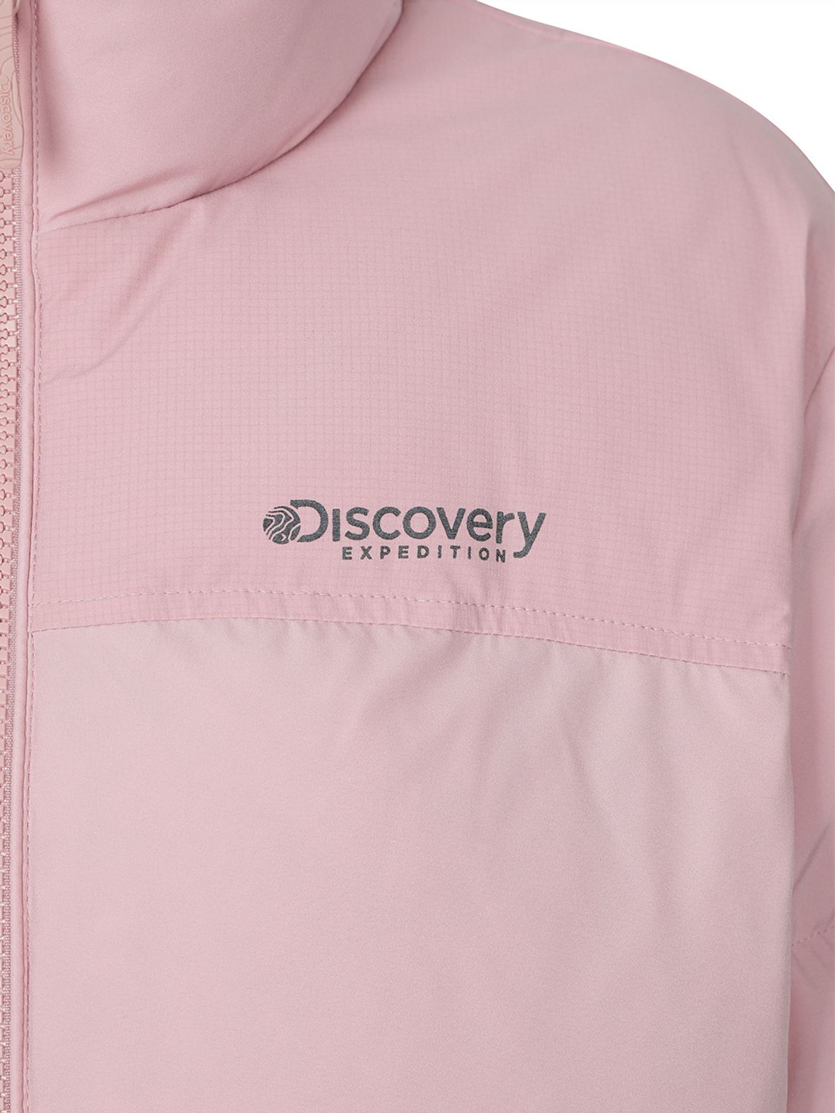 디스커버리 익스페디션(DISCOVERY EXPEDITION) 여성 반슬리 다운 크롭 숏패딩 (L/PINK)