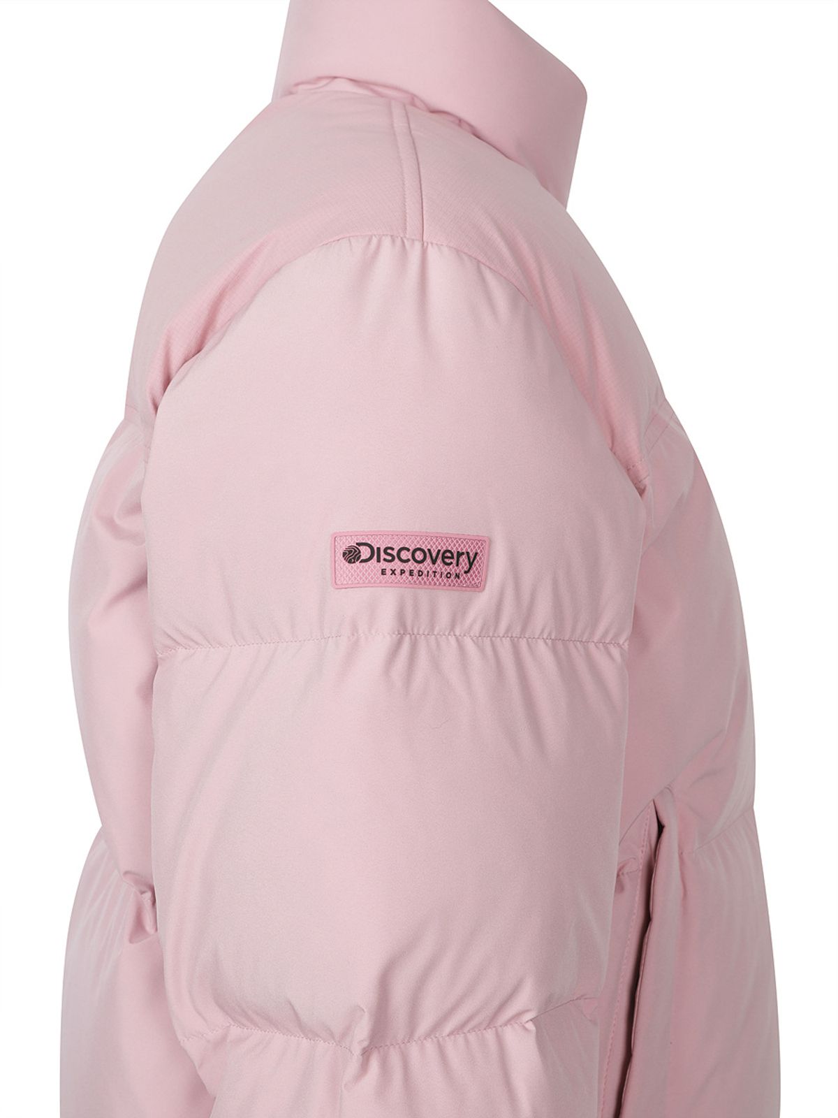 디스커버리 익스페디션(DISCOVERY EXPEDITION) 여성 반슬리 다운 크롭 숏패딩 (L/PINK)