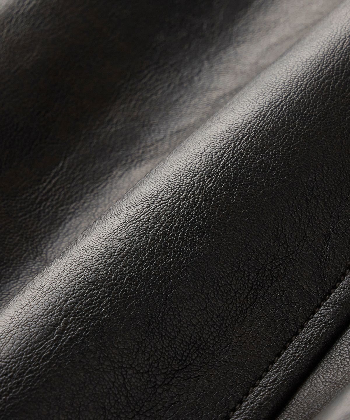 브랜디드(BRANDED) FAKE LEATHER SINGLE JACKET [DARK BROWN]