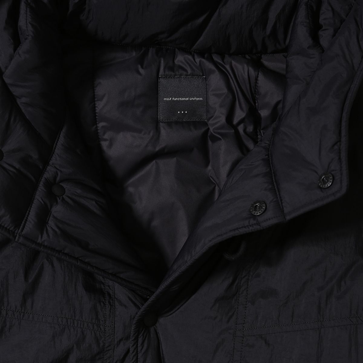 모이프(MOIF) [AW25] SNUG DUFFLE COAT / BLACK