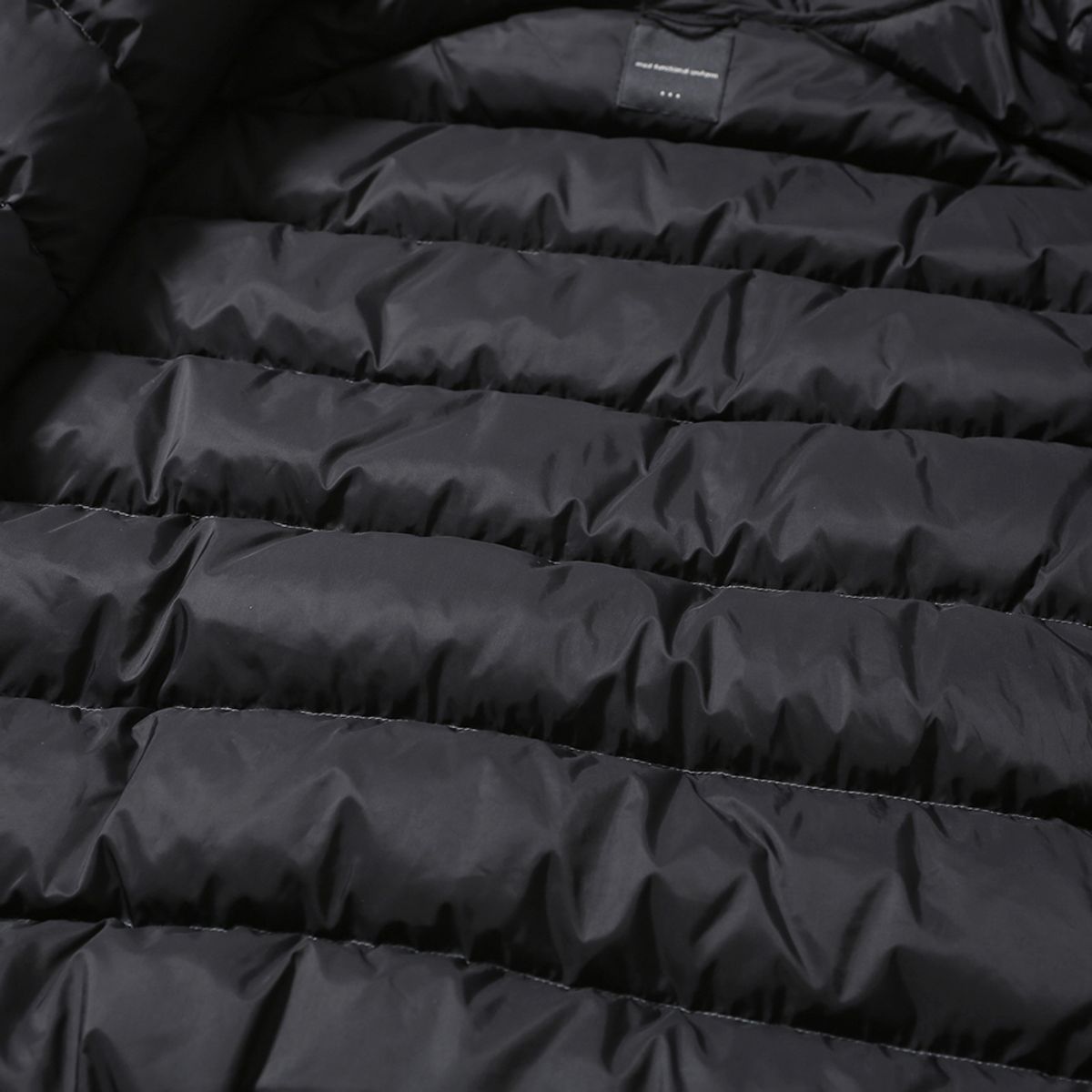 모이프(MOIF) [AW25] HELIUM HOODED DOWN JACKET / SHEER DUSTY BLUE